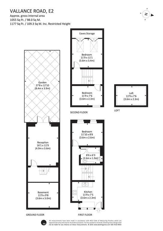 Vallance Road, London floorplan
