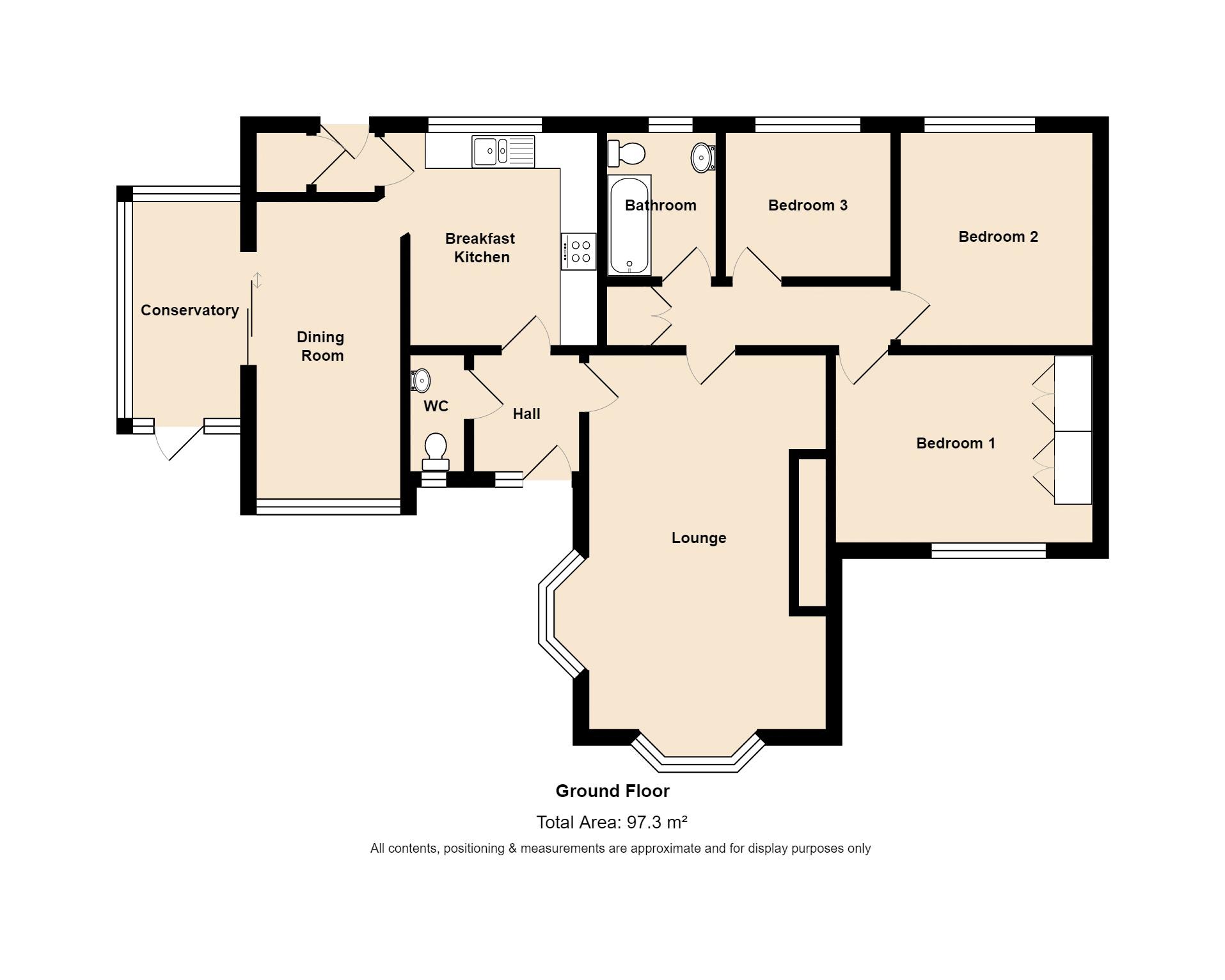 3 Bedrooms Bungalow to rent in Birch Road, Congleton CW12