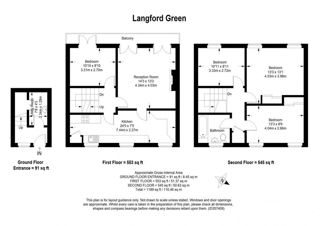 24, Langford Green, Camberwell floorplan