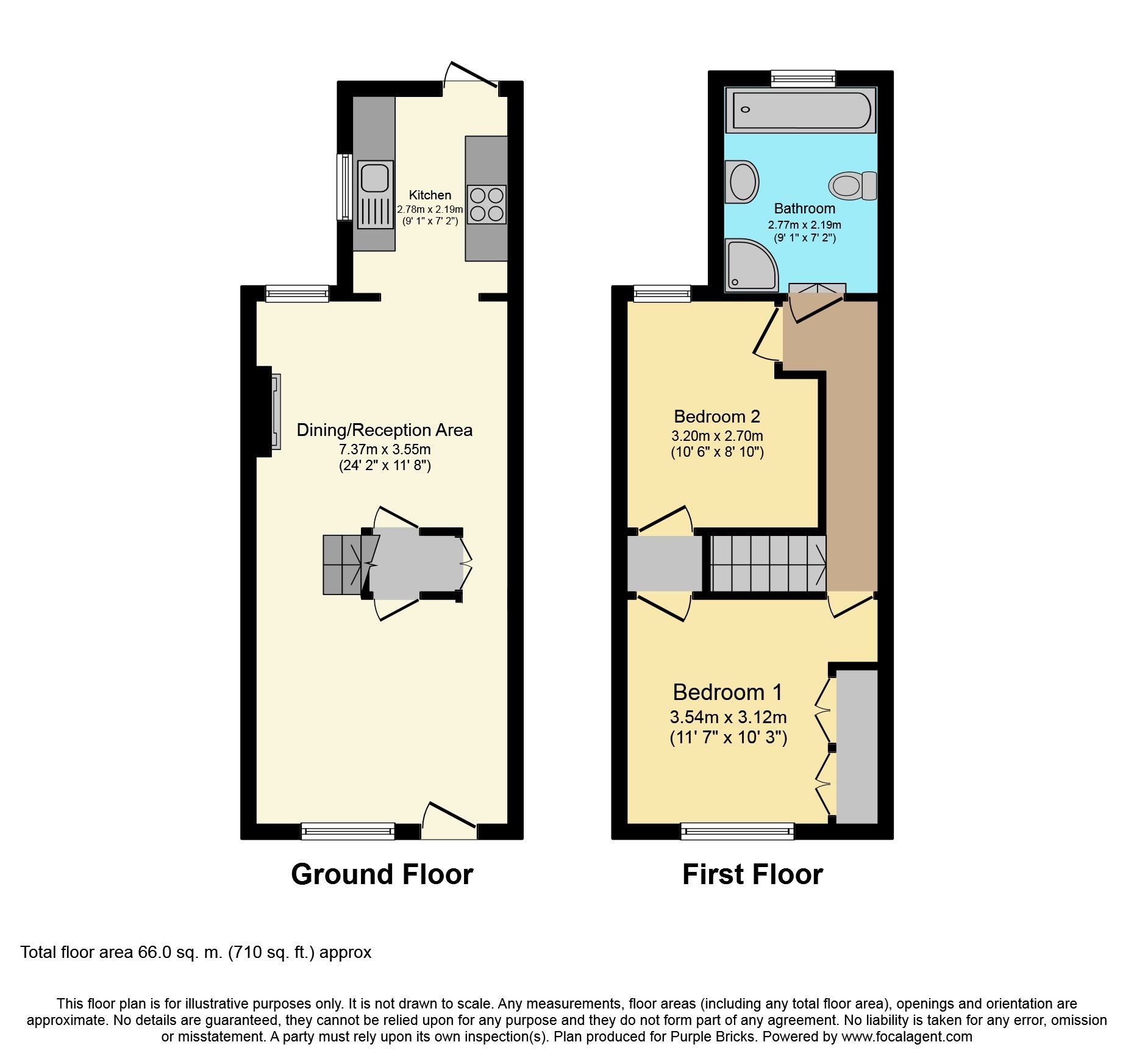 2 Bedrooms Terraced house for sale in St. Andrews Road, Hanwell W7