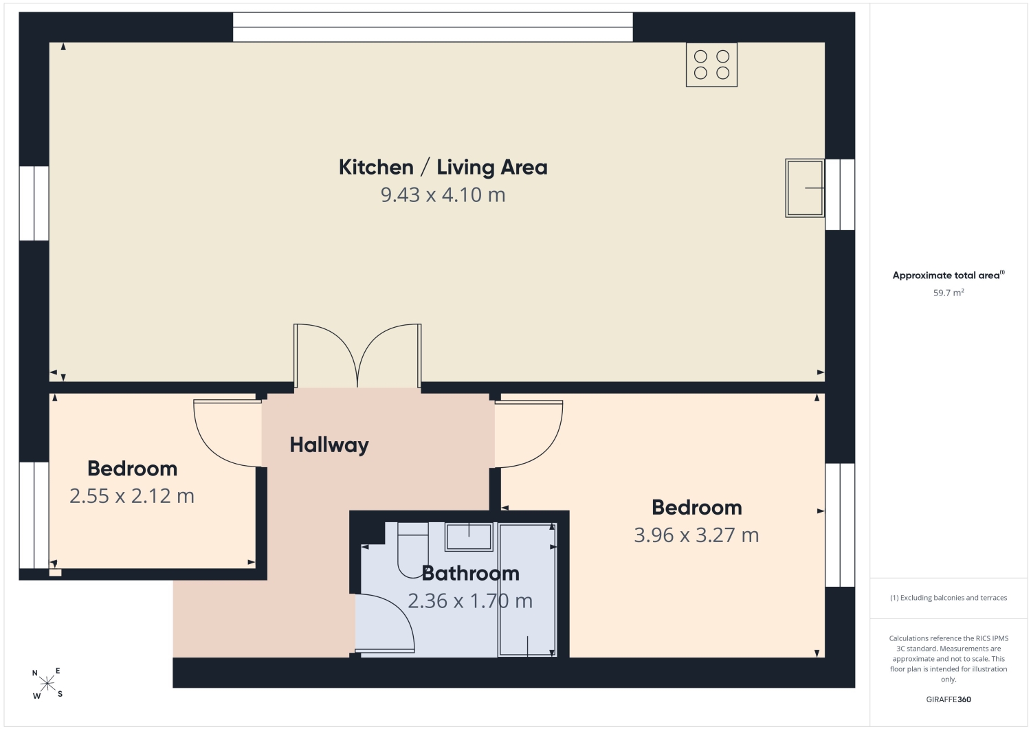 Flat 4, Maple Court, Avenue Road, Chesterfield floorplan