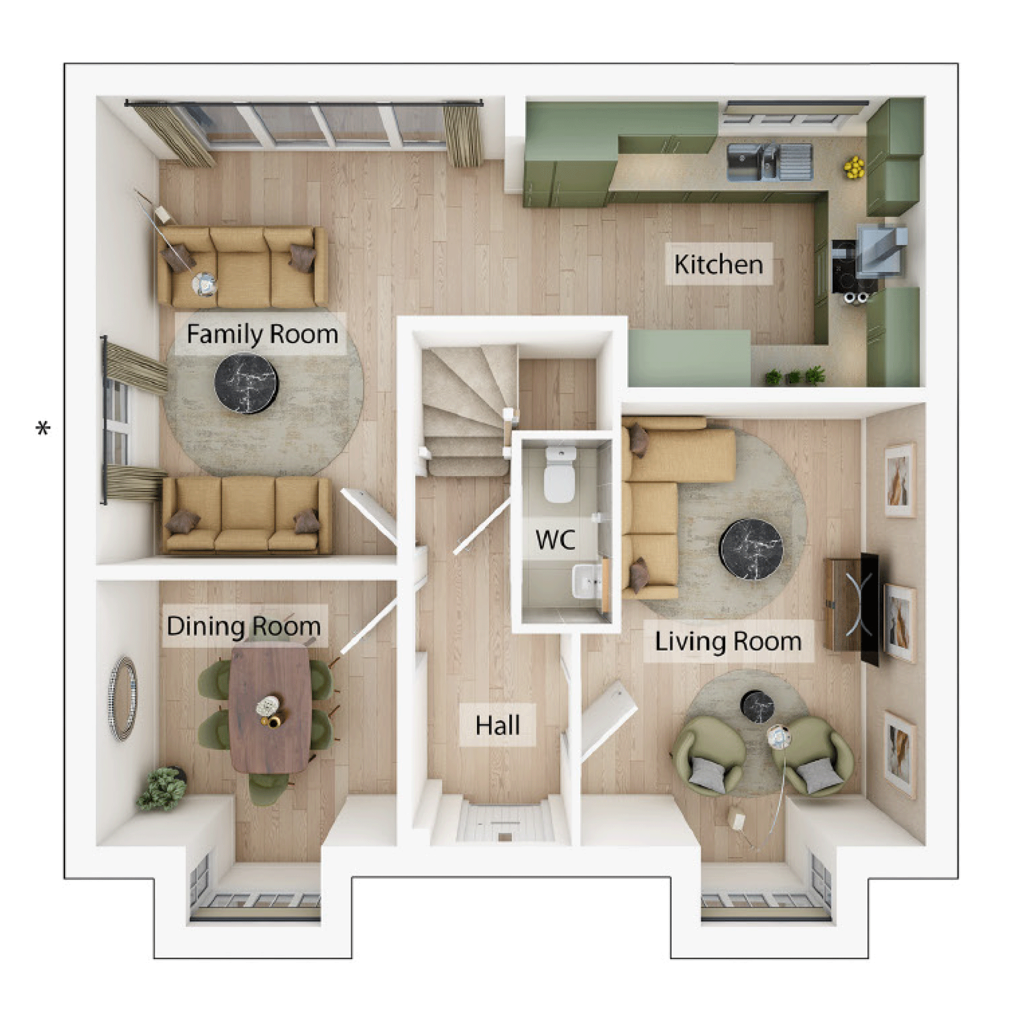 247, Northampton Road, Market Harborough floorplan
