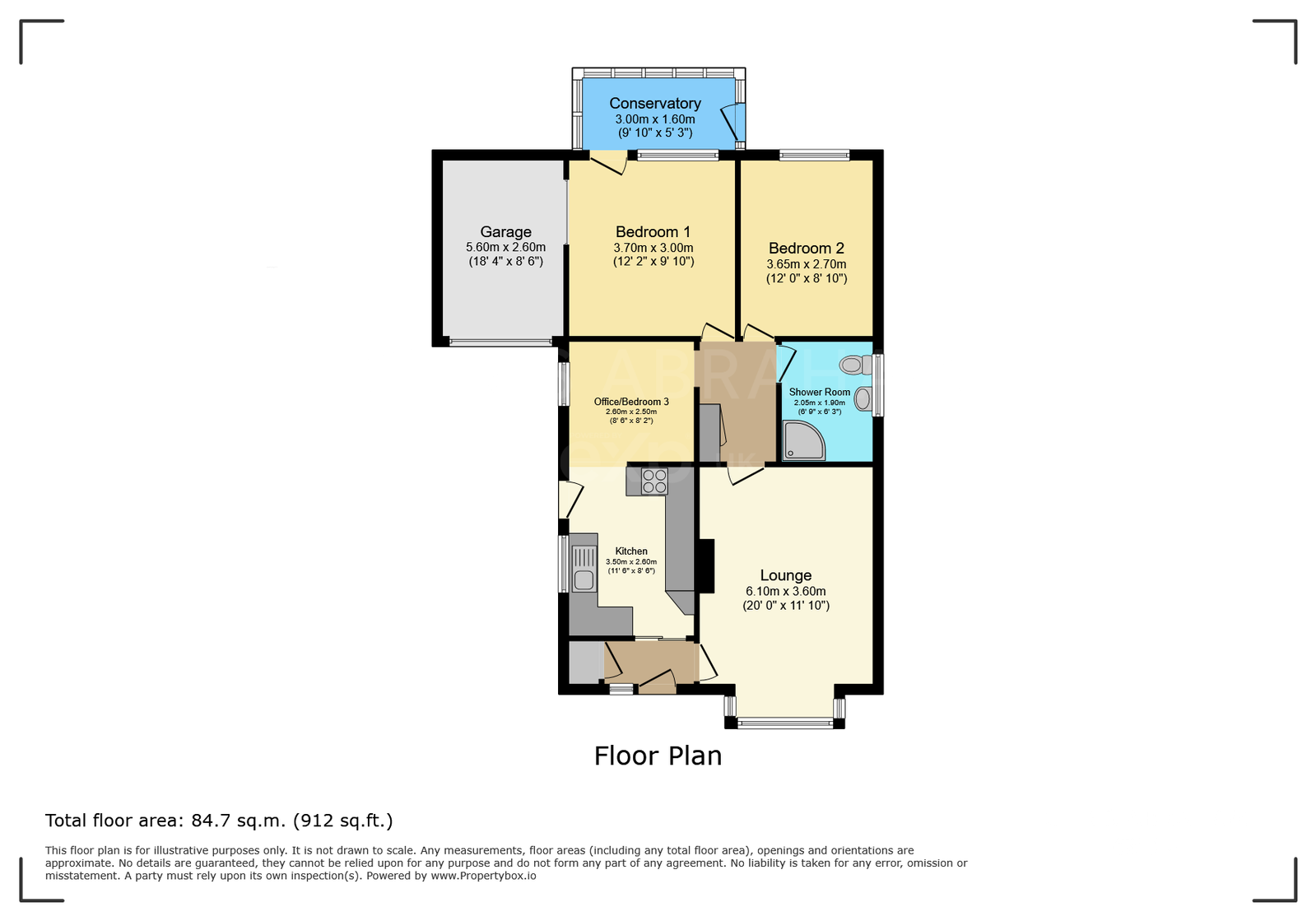29, South View, Bridgend floorplan