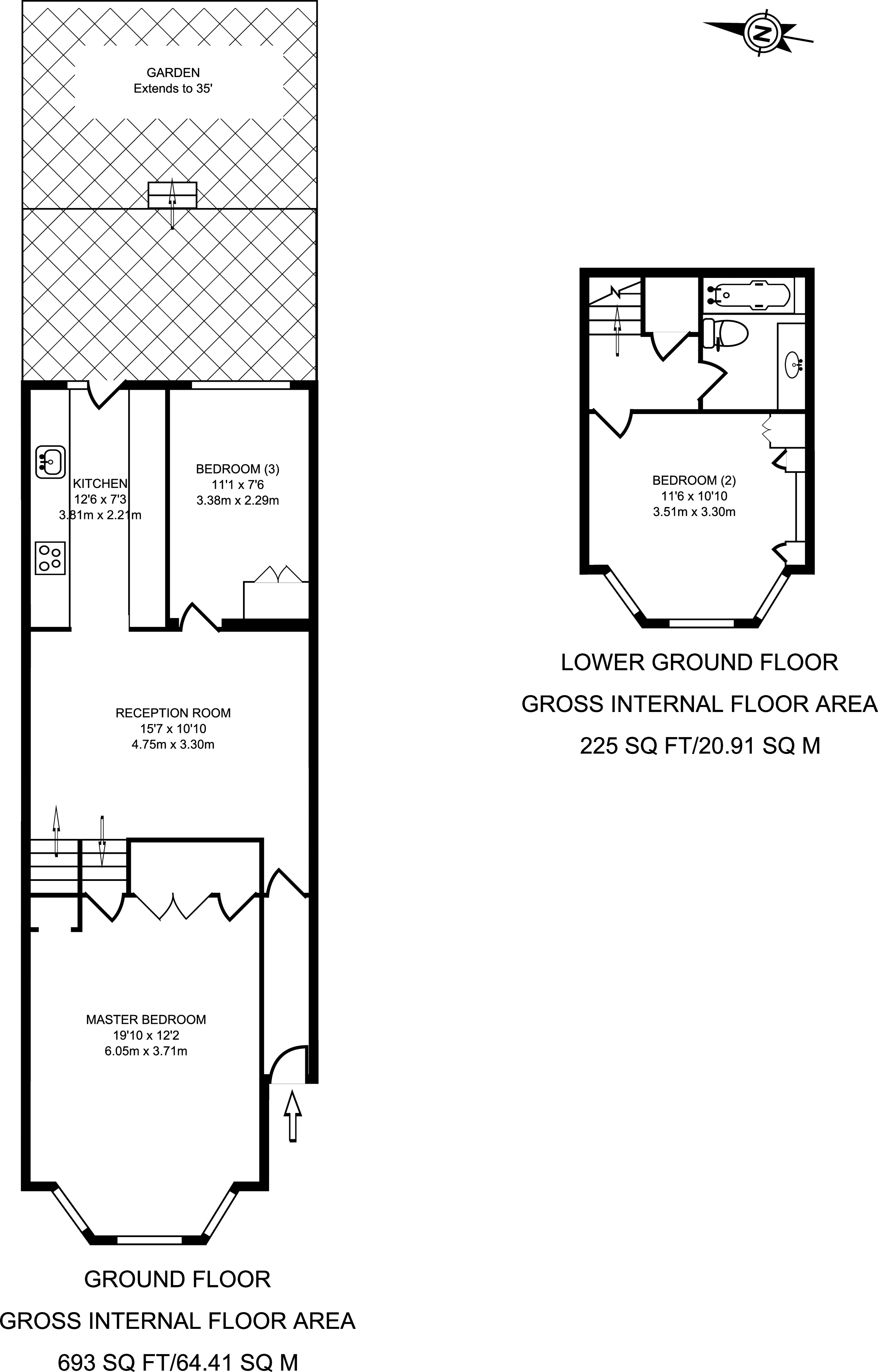 3 Bedrooms Flat to rent in Lavender Gardens, Battersea SW11