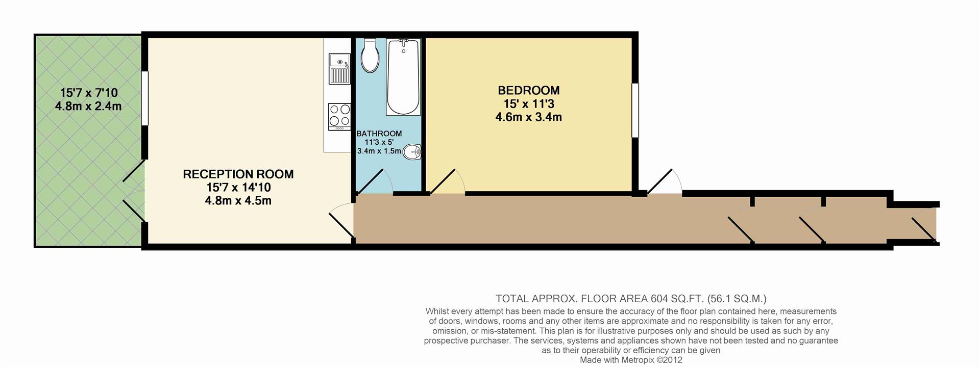 1 Bedrooms Flat to rent in Stroud Green Road, Finsbury Park N4