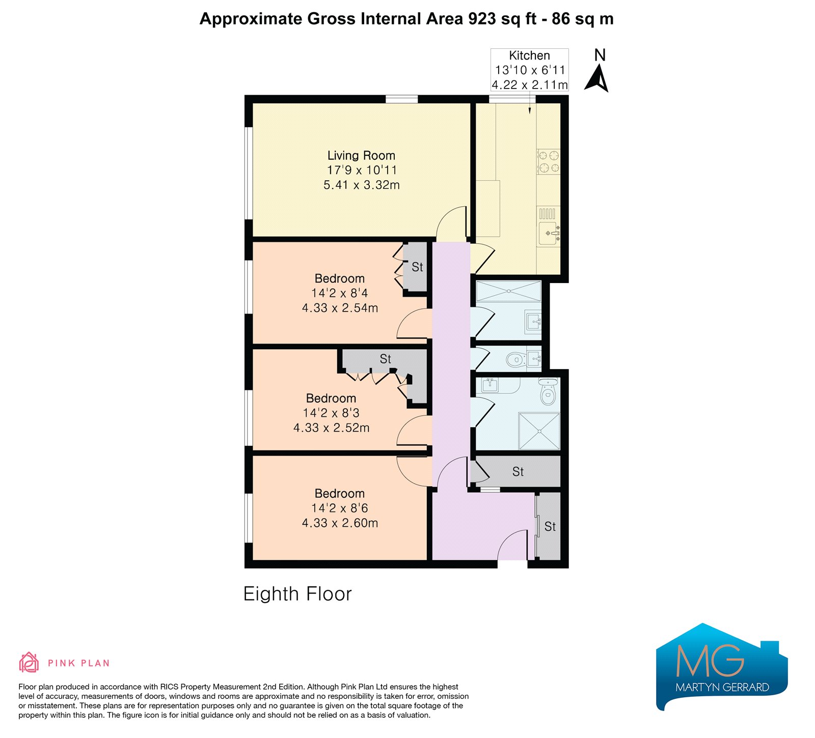 Flat 62,, Bray, London floorplan