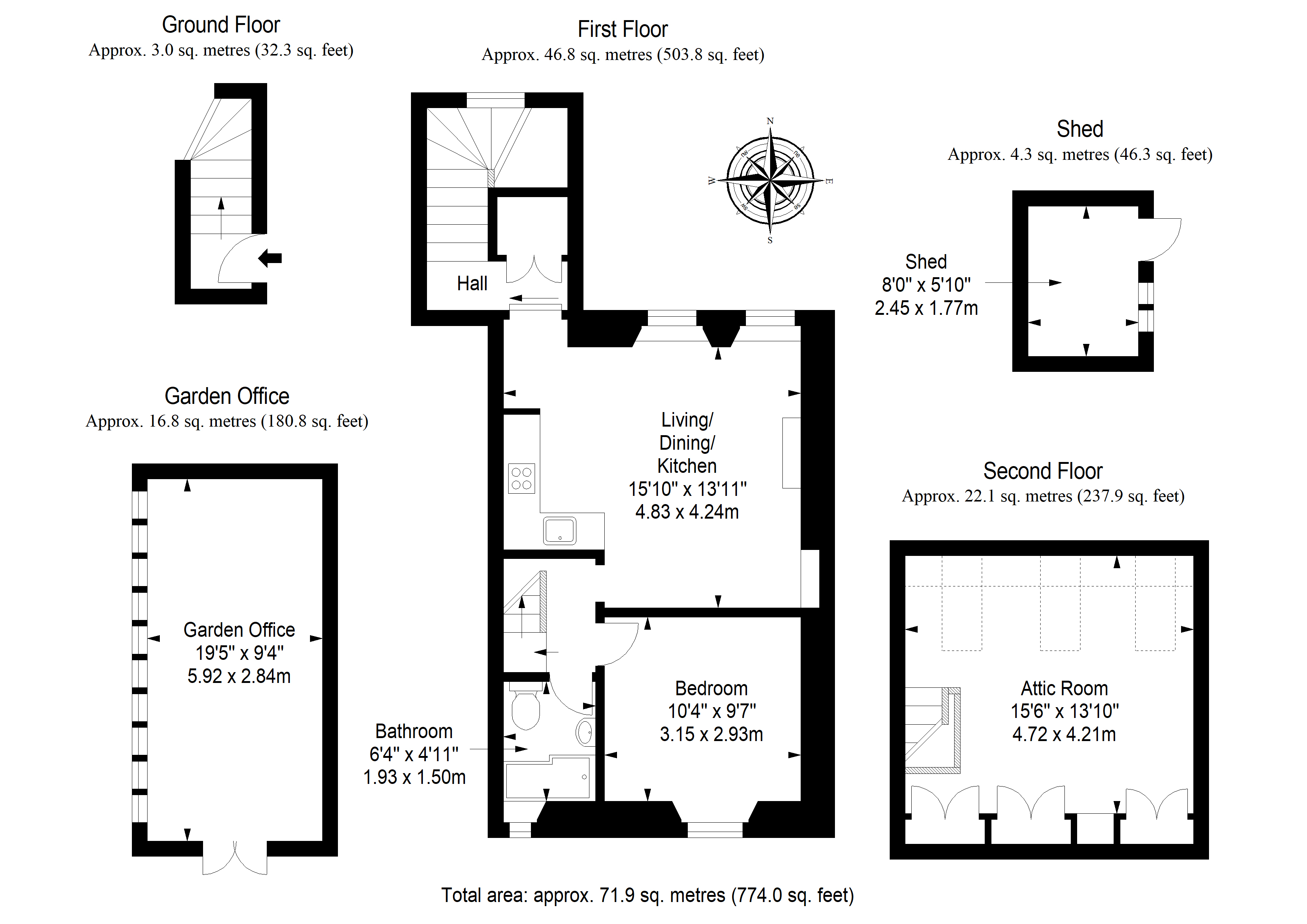 7, Browns Place, East Linton floorplan