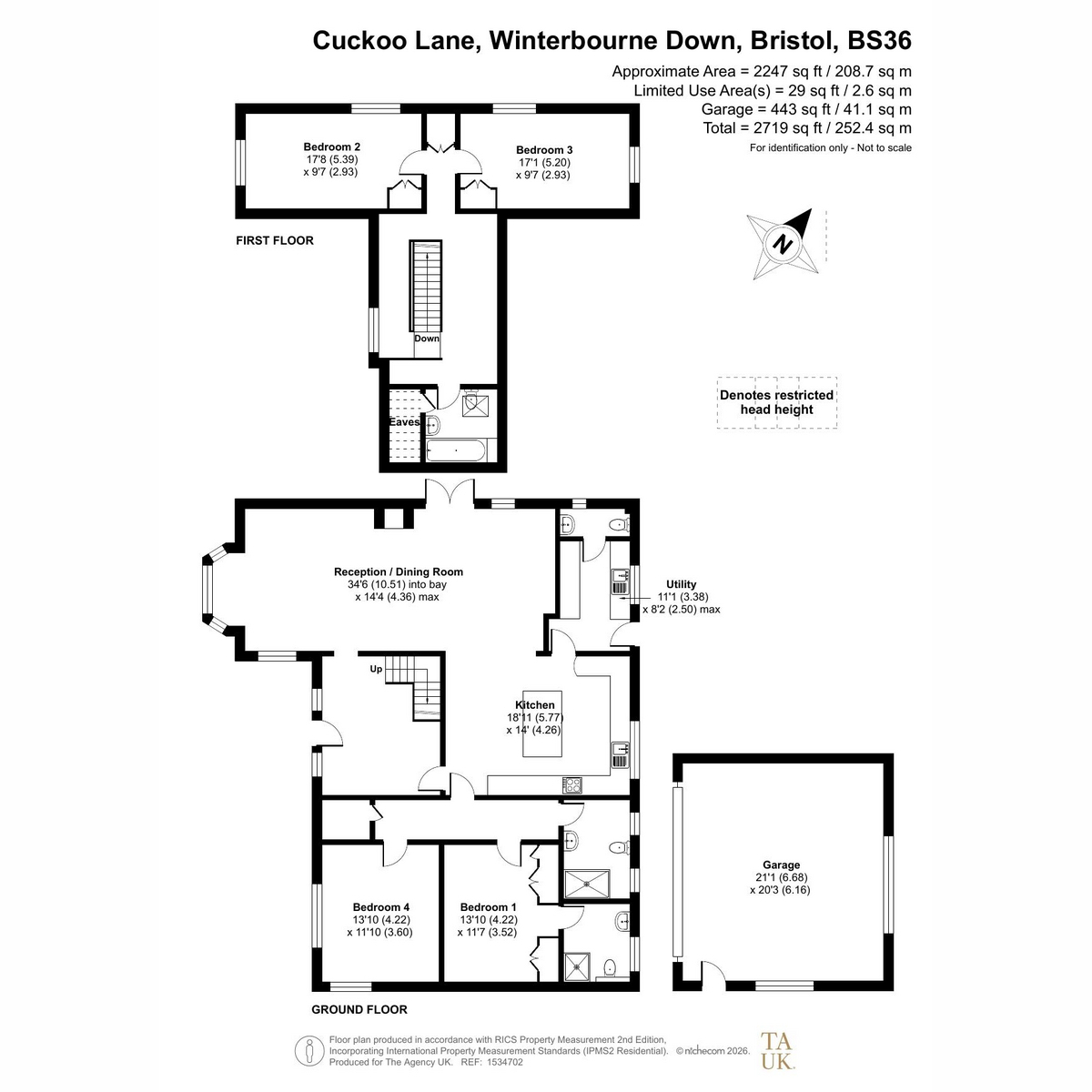 Cuckoo Lane, Bristol floorplan