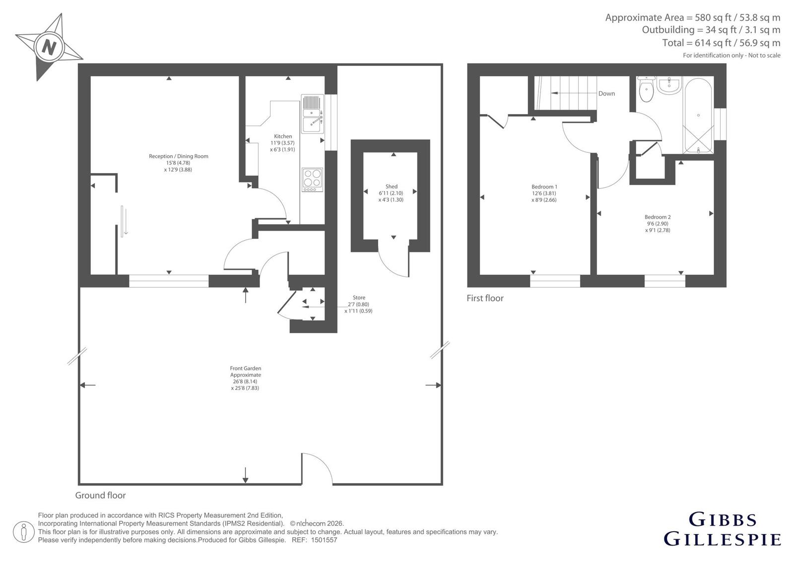 3, Peerless Drive, Uxbridge floorplan
