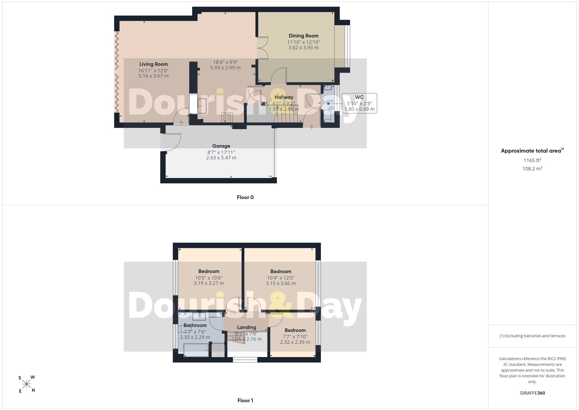 1 Heath Drive, Stafford floorplan