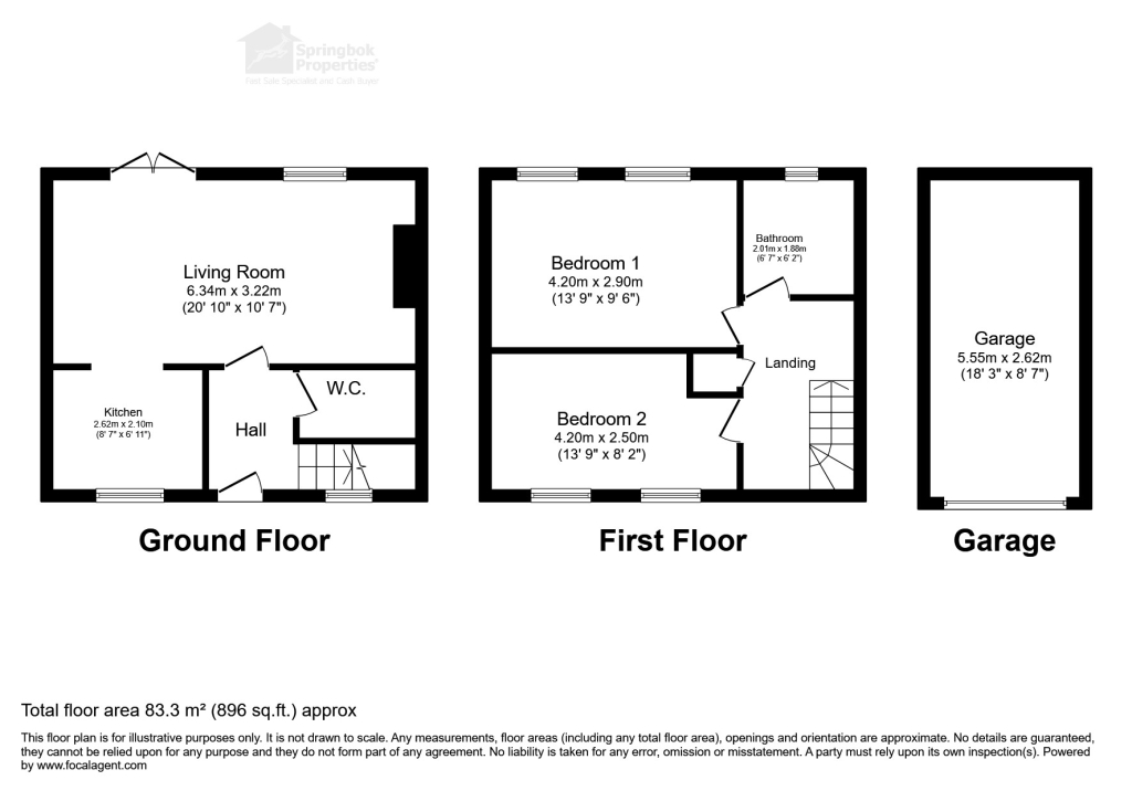 41, Honeysuckle Lane, Market Rasen floorplan