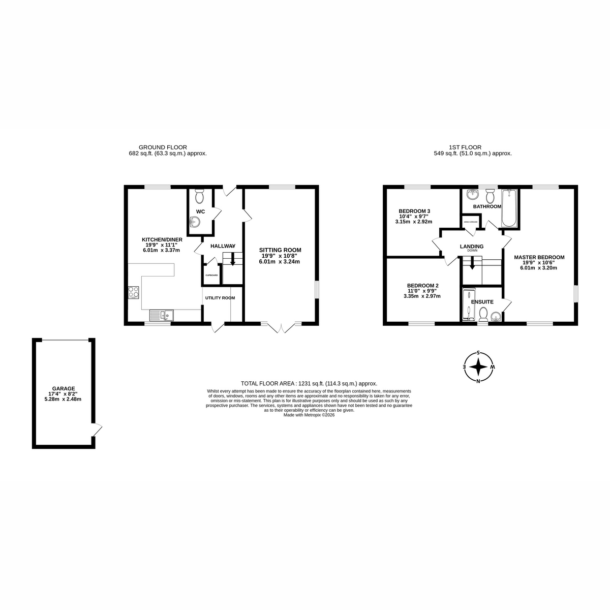 1, Squadron Avenue, Southam floorplan