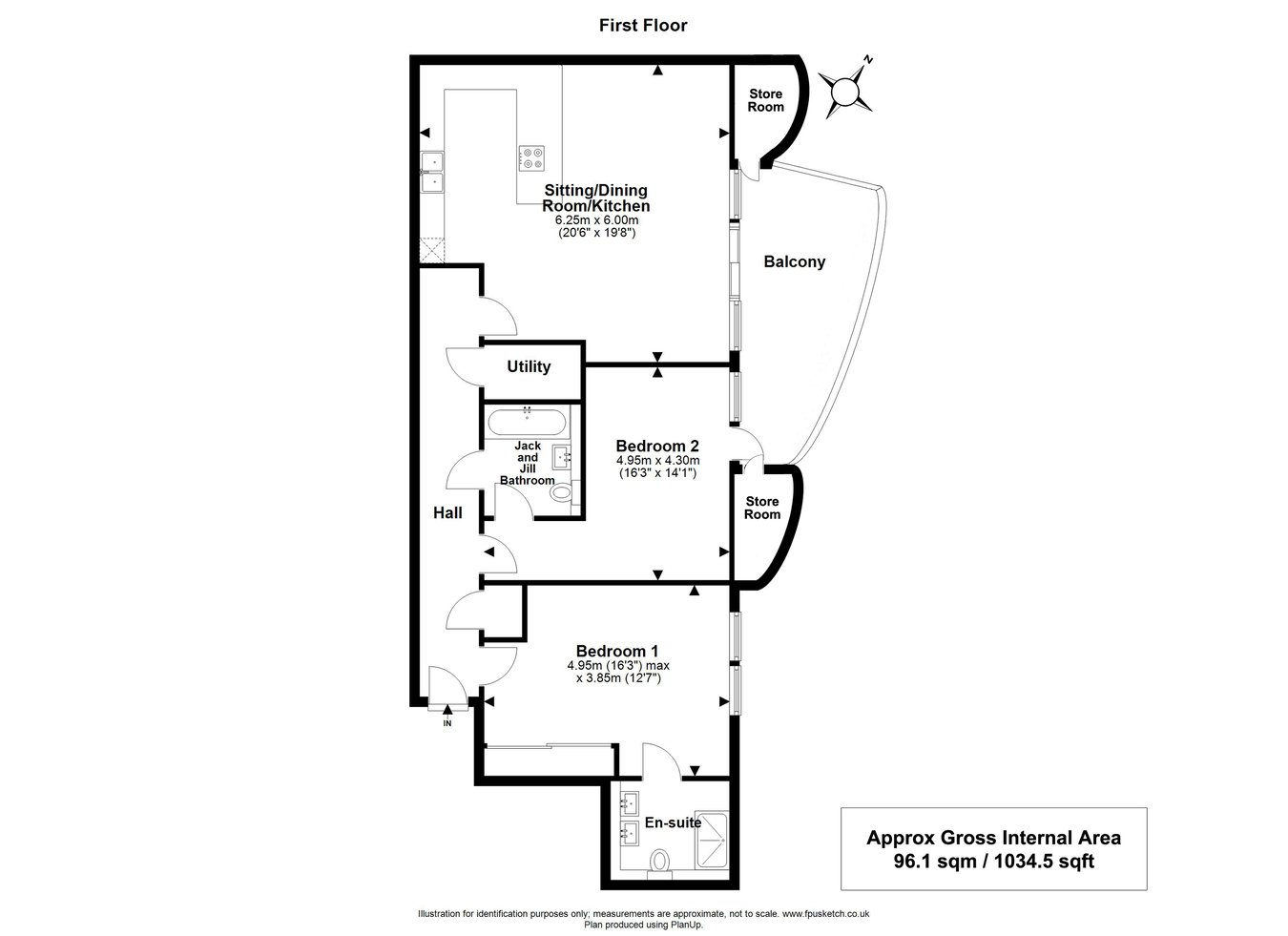 93, Almansa Way, Lymington floorplan