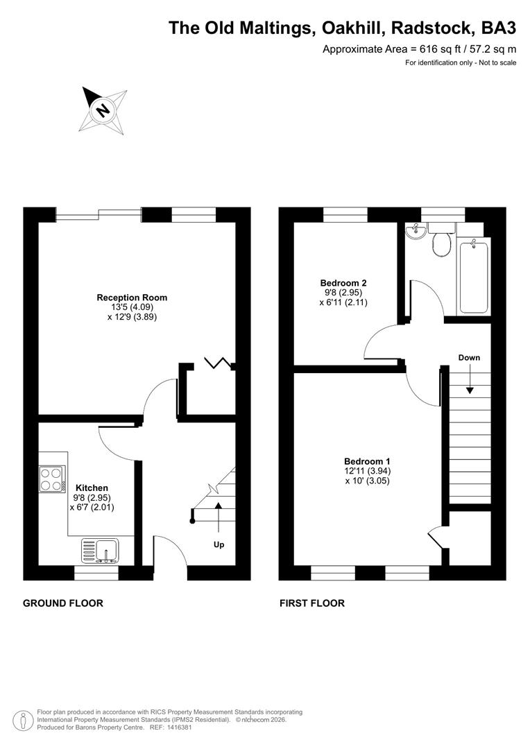 25, The Old Maltings, Radstock floorplan