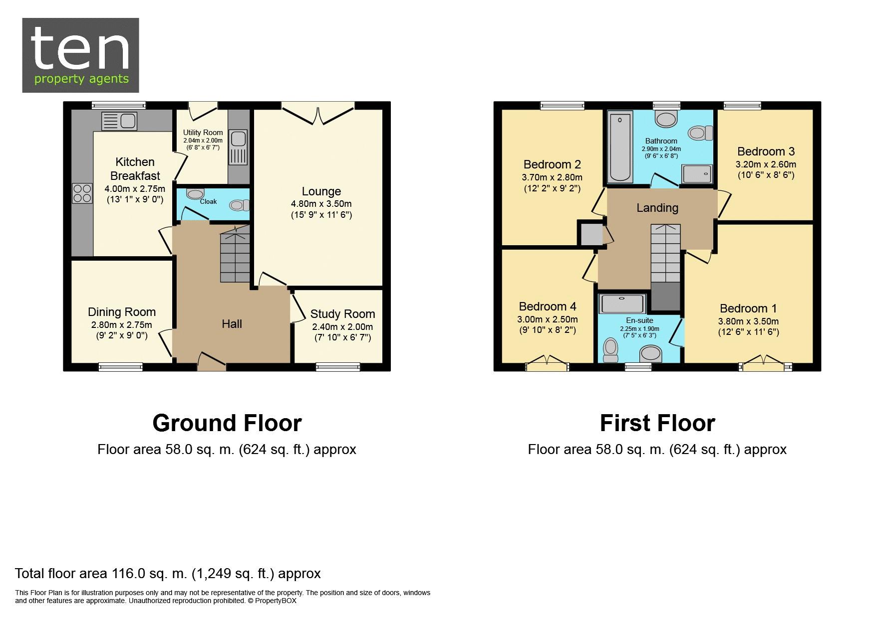 4 Bedrooms Detached house to rent in Whitchurch Walk, Eynesbury, St. Neots PE19