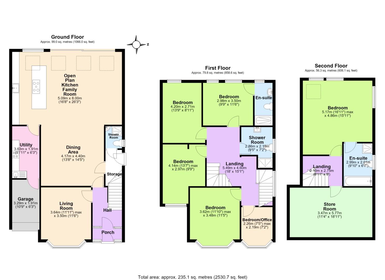 96, Harrow Road, Nottingham floorplan