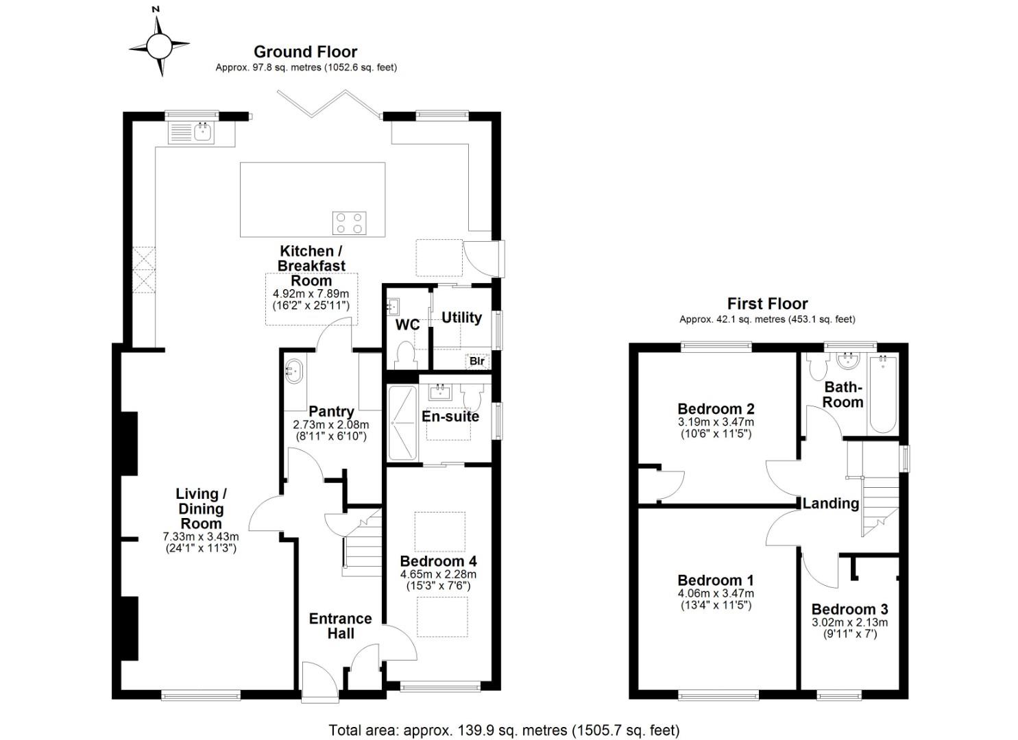 14, Hereward Close, Impington, Cambridge floorplan