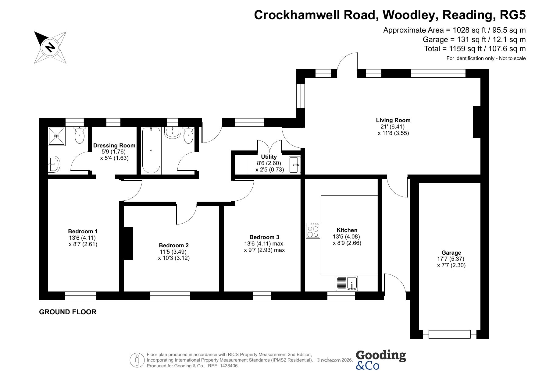 50, Crockhamwell Road, Reading floorplan