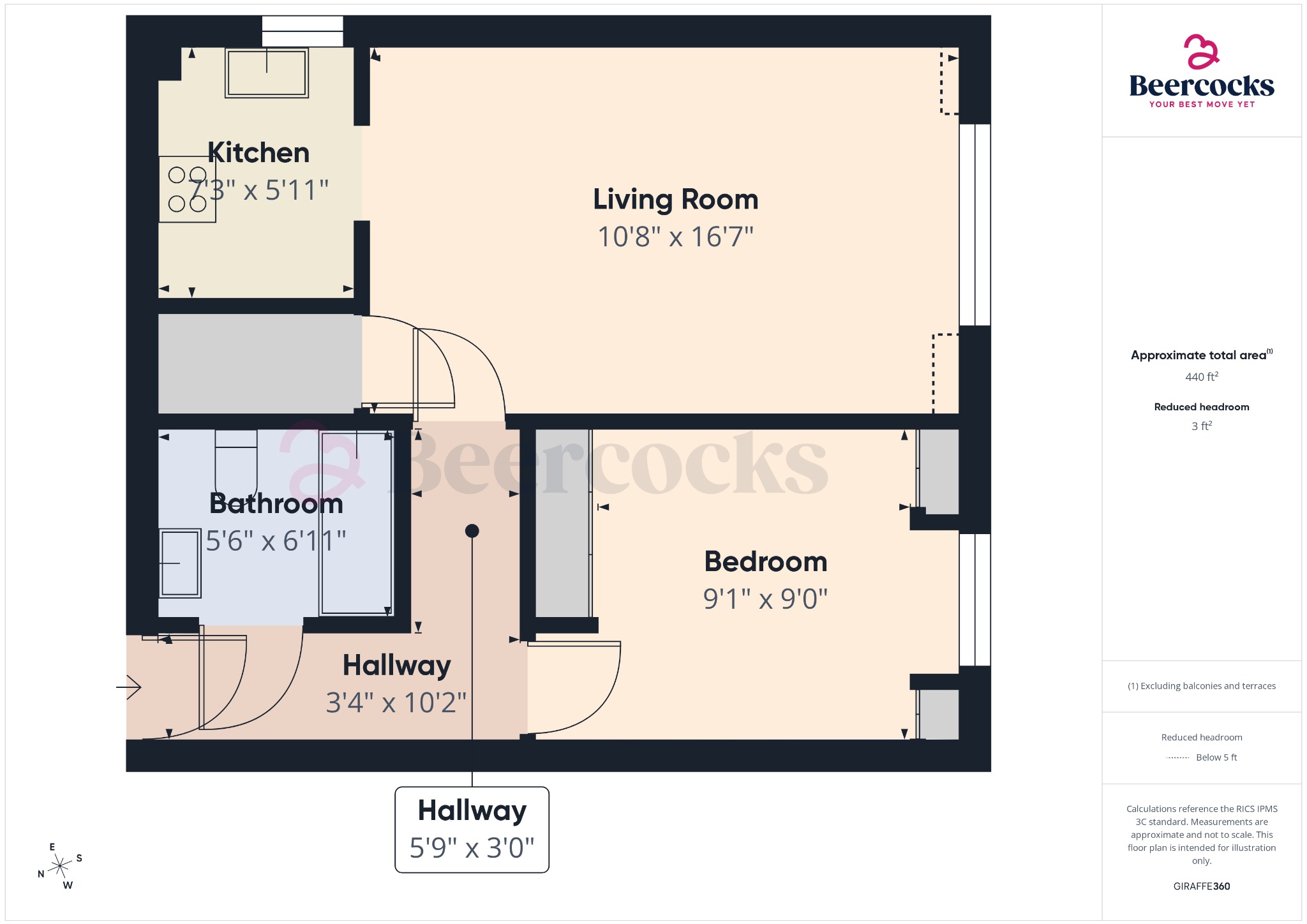 48, Albion Court, Hull floorplan