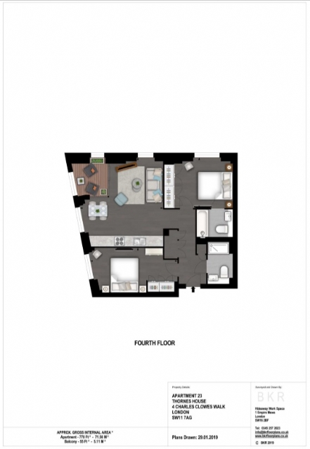 2 Bedrooms Flat to rent in Thornes House, 4 Charles Clowes Walk, Nine Elms, London SW11
