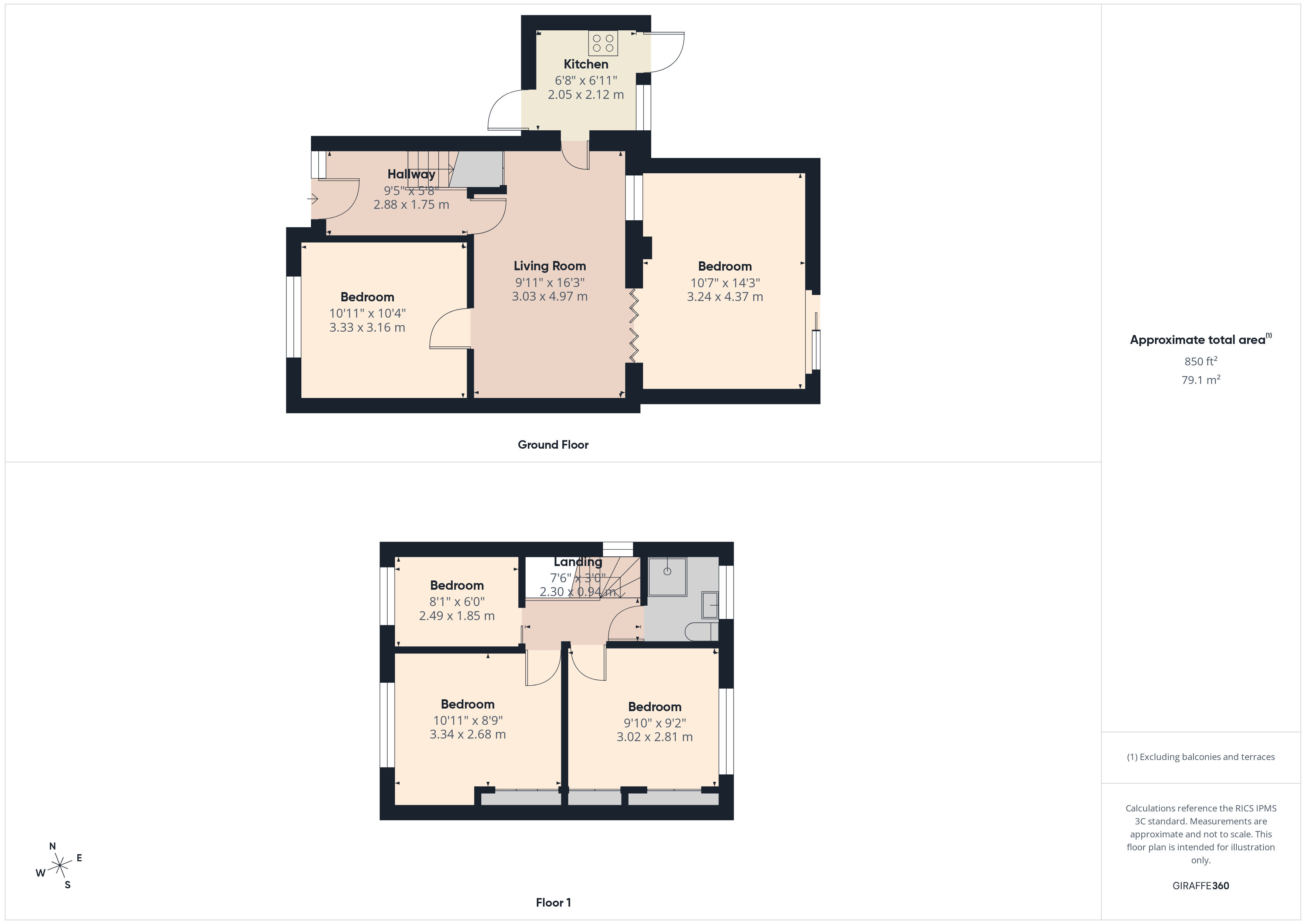3,, Willow Tree Close, Middlesex floorplan