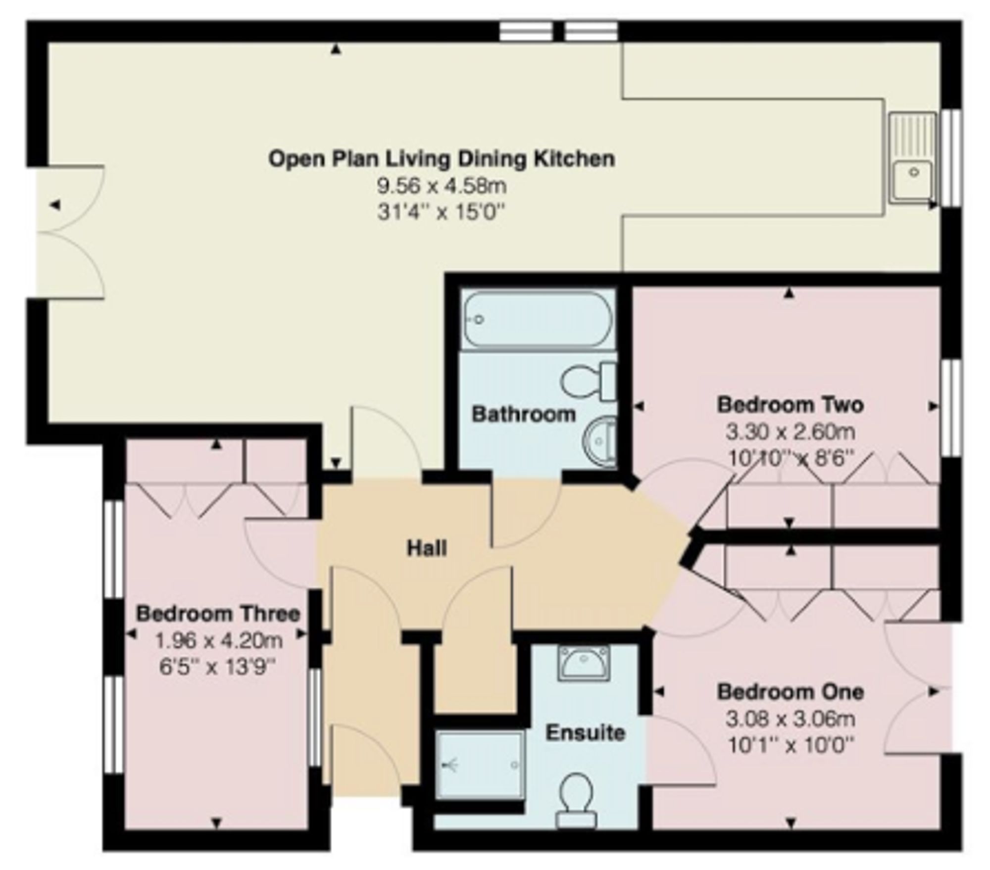 22 The Colonnade, Lancaster floorplan
