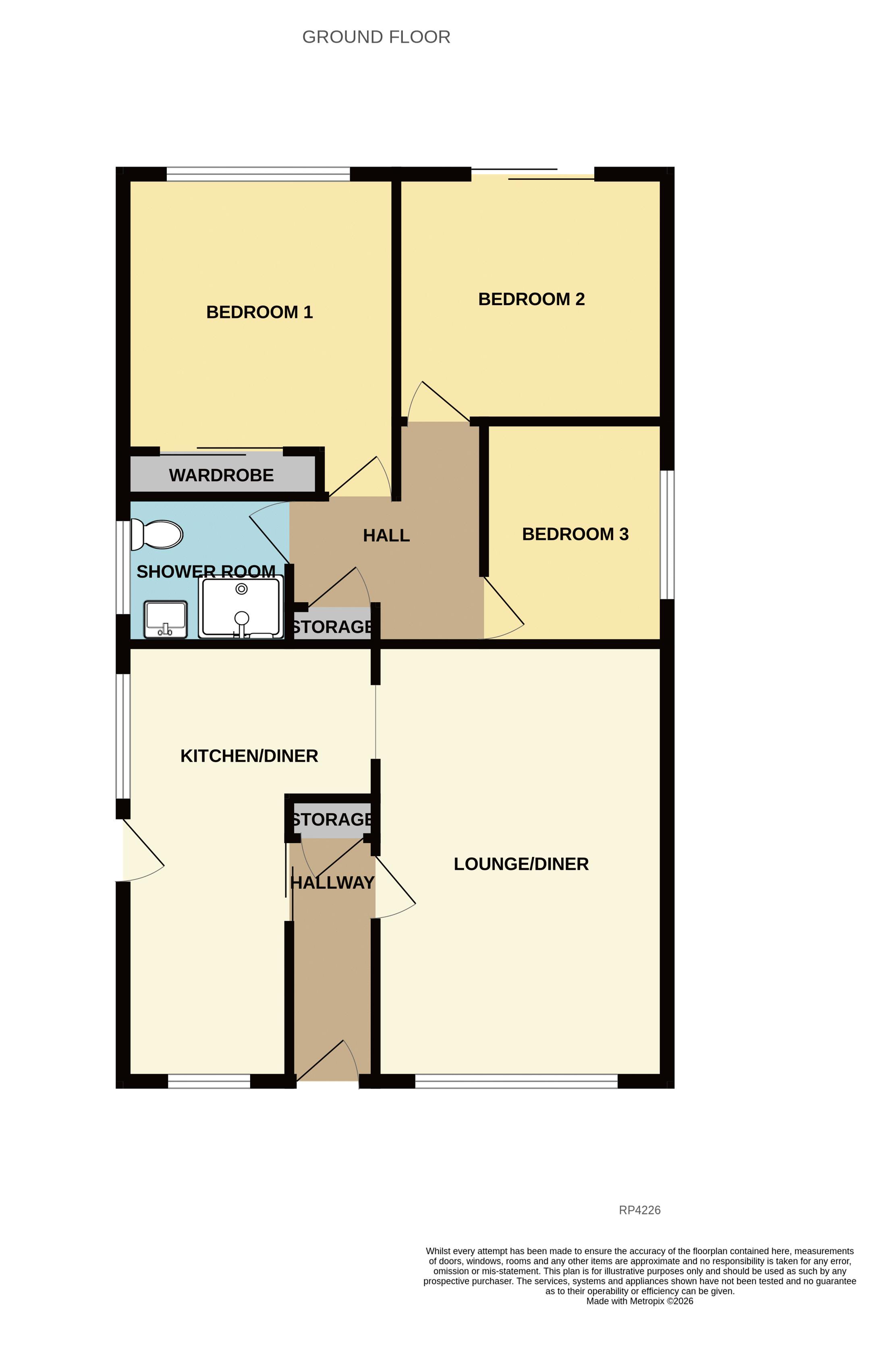 11, Canterbury Lane, Colwyn Bay floorplan