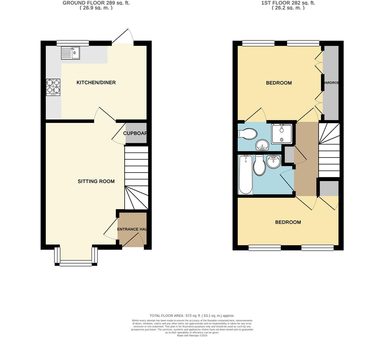 26, Bayfield Drive, Cambridge floorplan