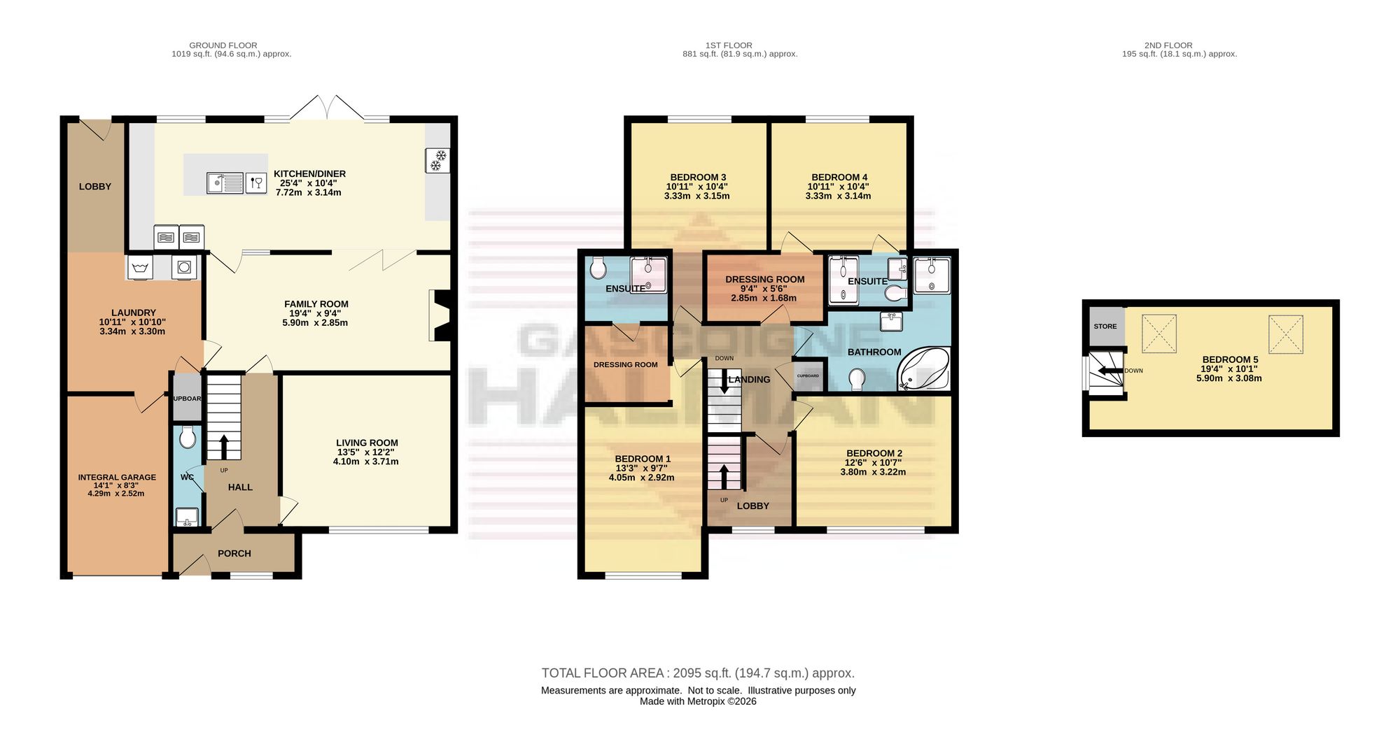 25 Bowland Road, Glossop floorplan