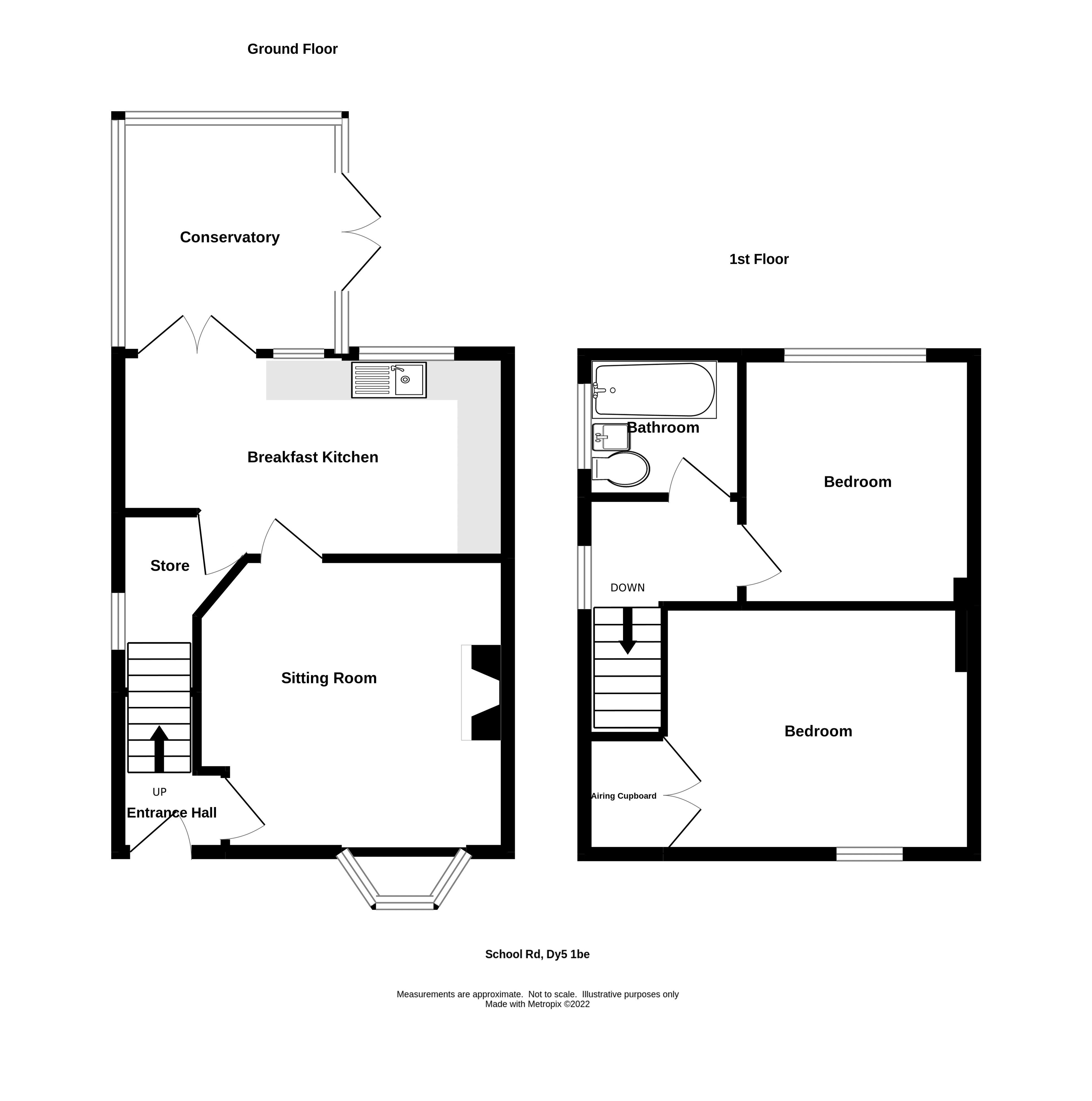 School Road, Quarry Bank, Brierley Hill DY5, 2 bedroom semidetached