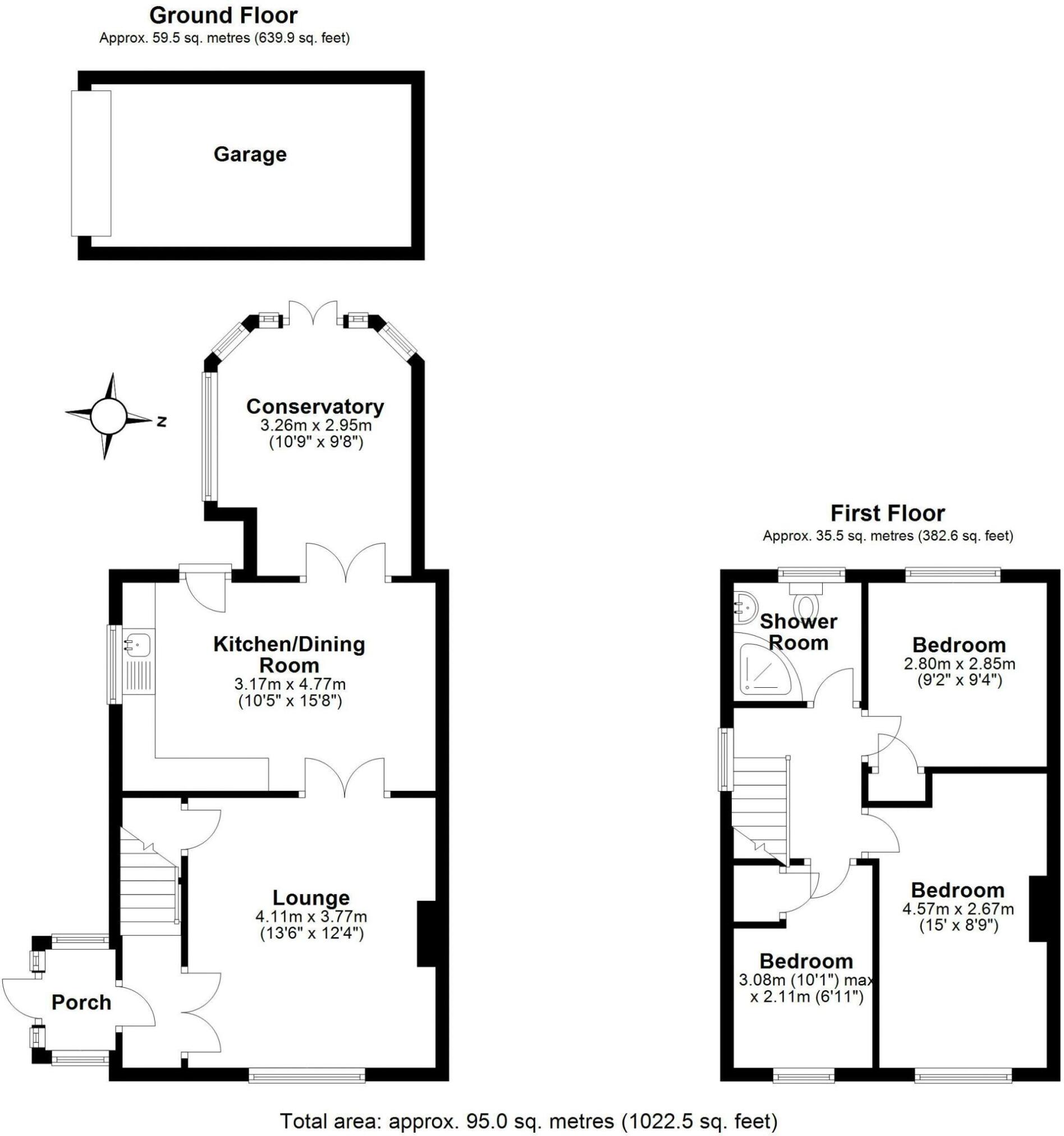 32, Swinburne Close, Telford floorplan