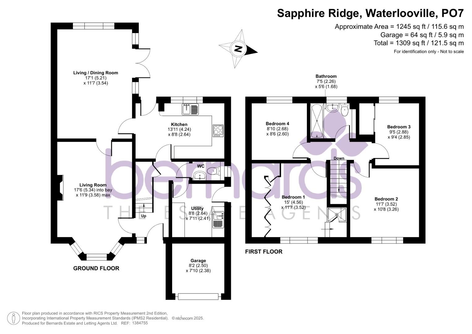 27, Sapphire Ridge, Waterlooville floorplan