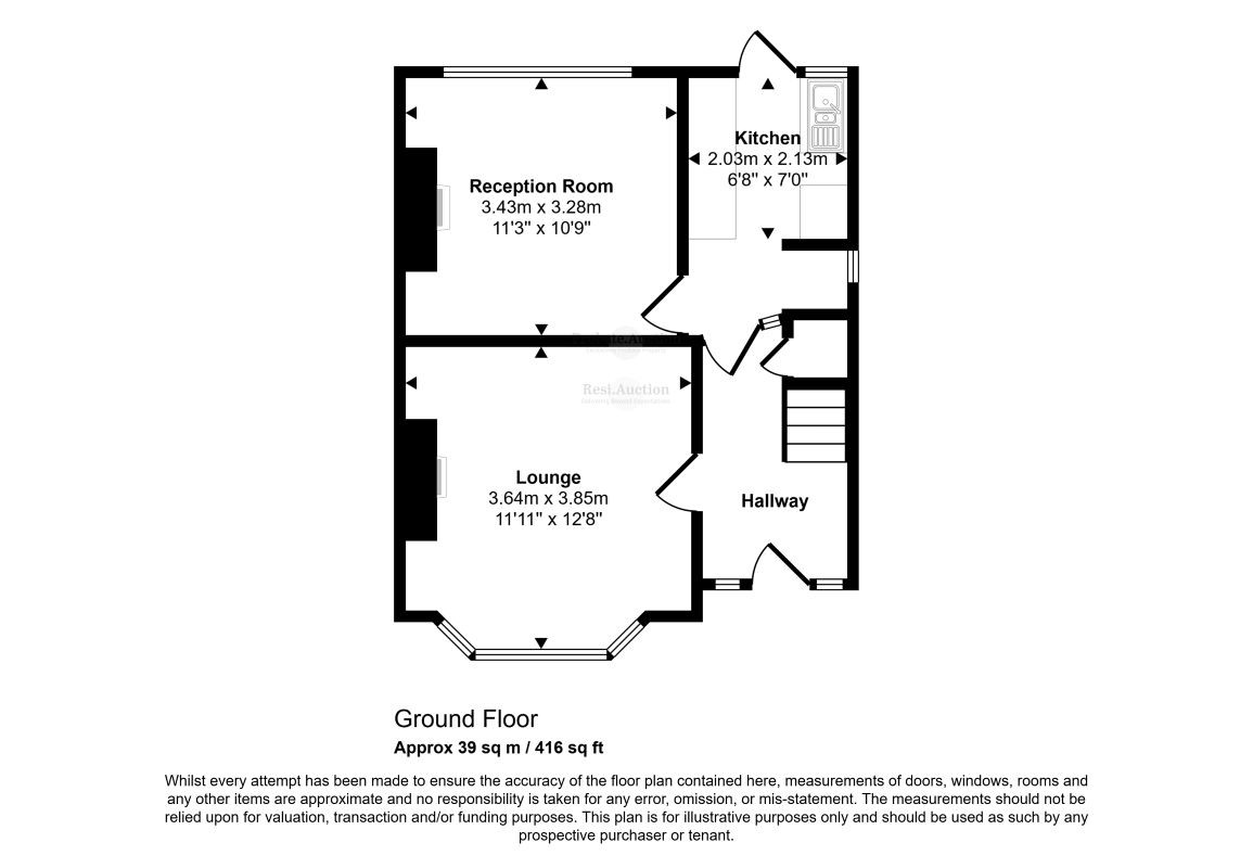 93, Sydney Road, London floorplan