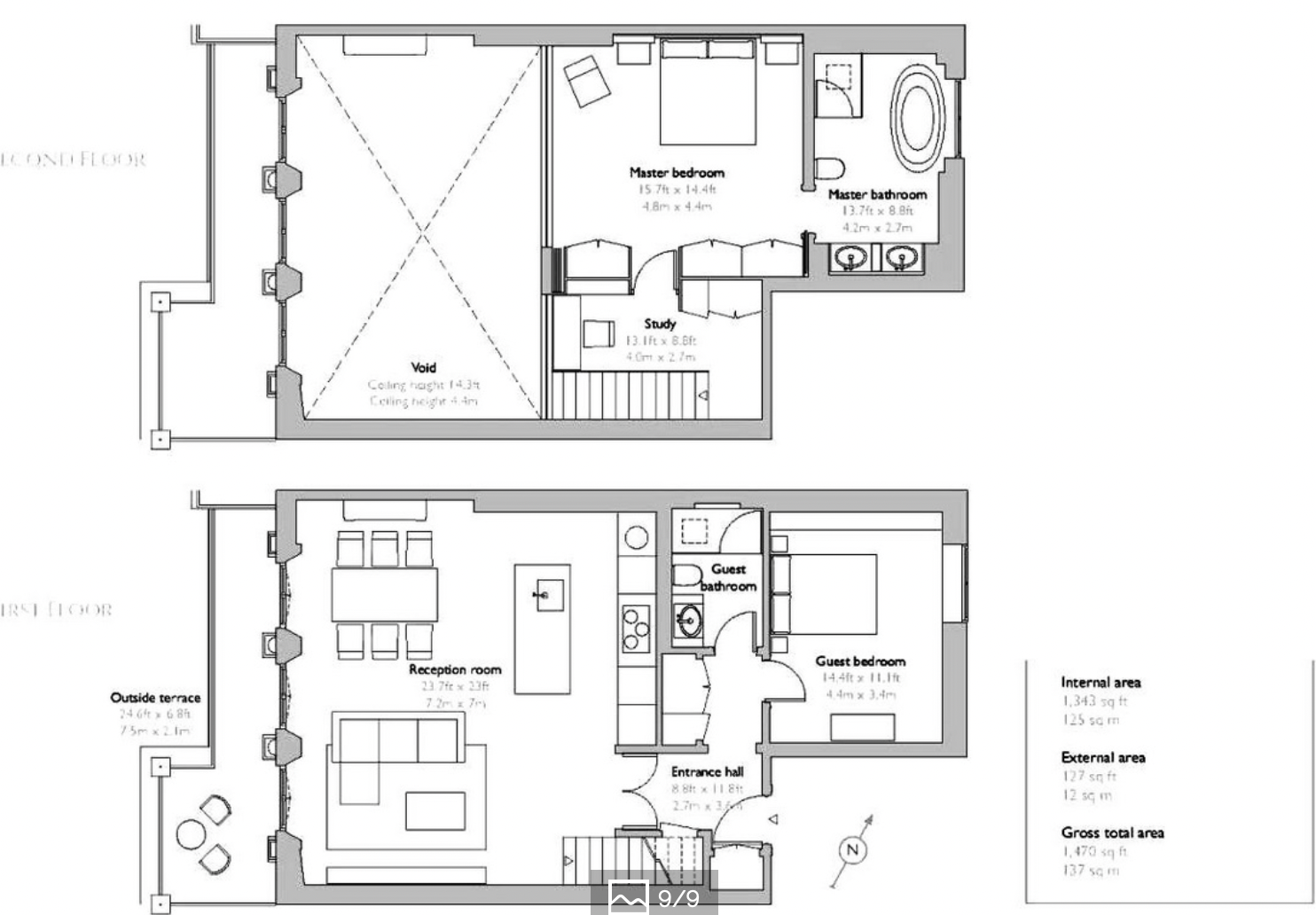 De Vere Gardens, London floorplan