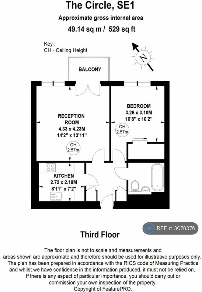 The Circle Queen Elizabeth St, London floorplan