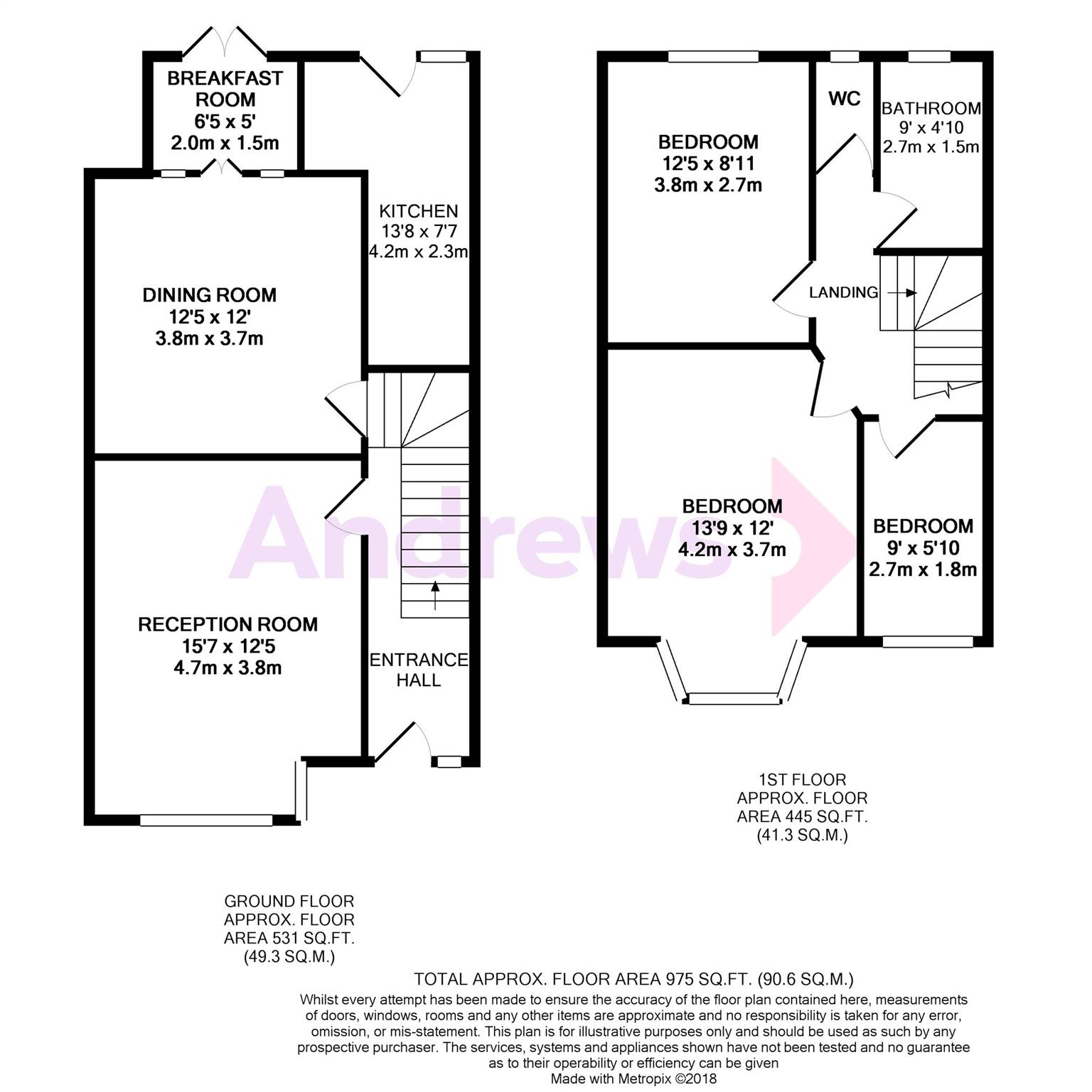 3 Bedrooms Terraced house for sale in Whytecliffe Road North, Purley, Surrey CR8