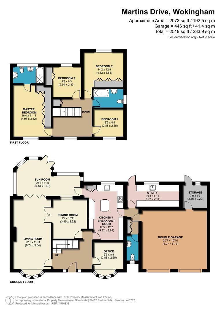 12, Martins Drive, Wokingham floorplan
