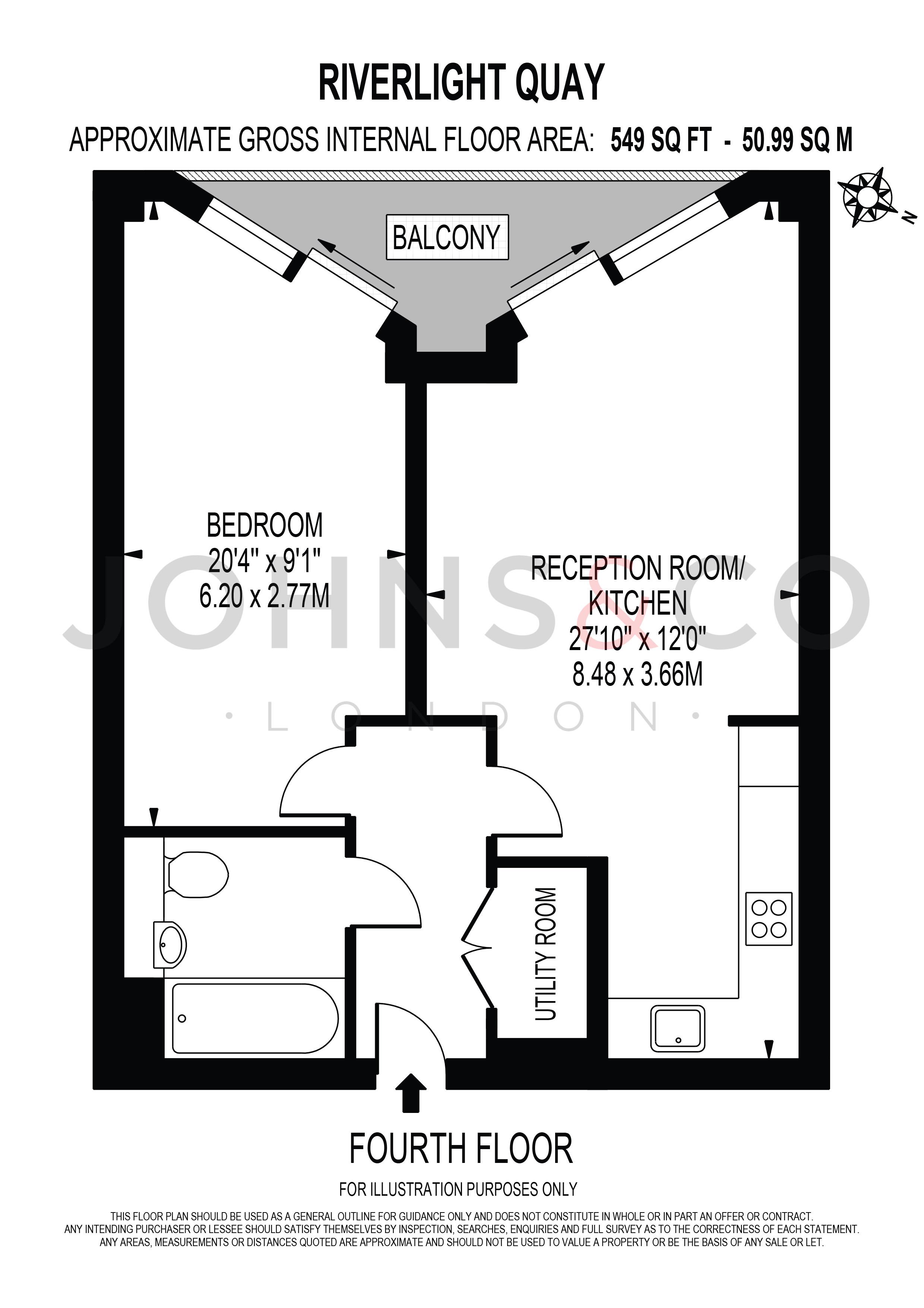 Apartment 79 6, Riverlight Quay, London floorplan