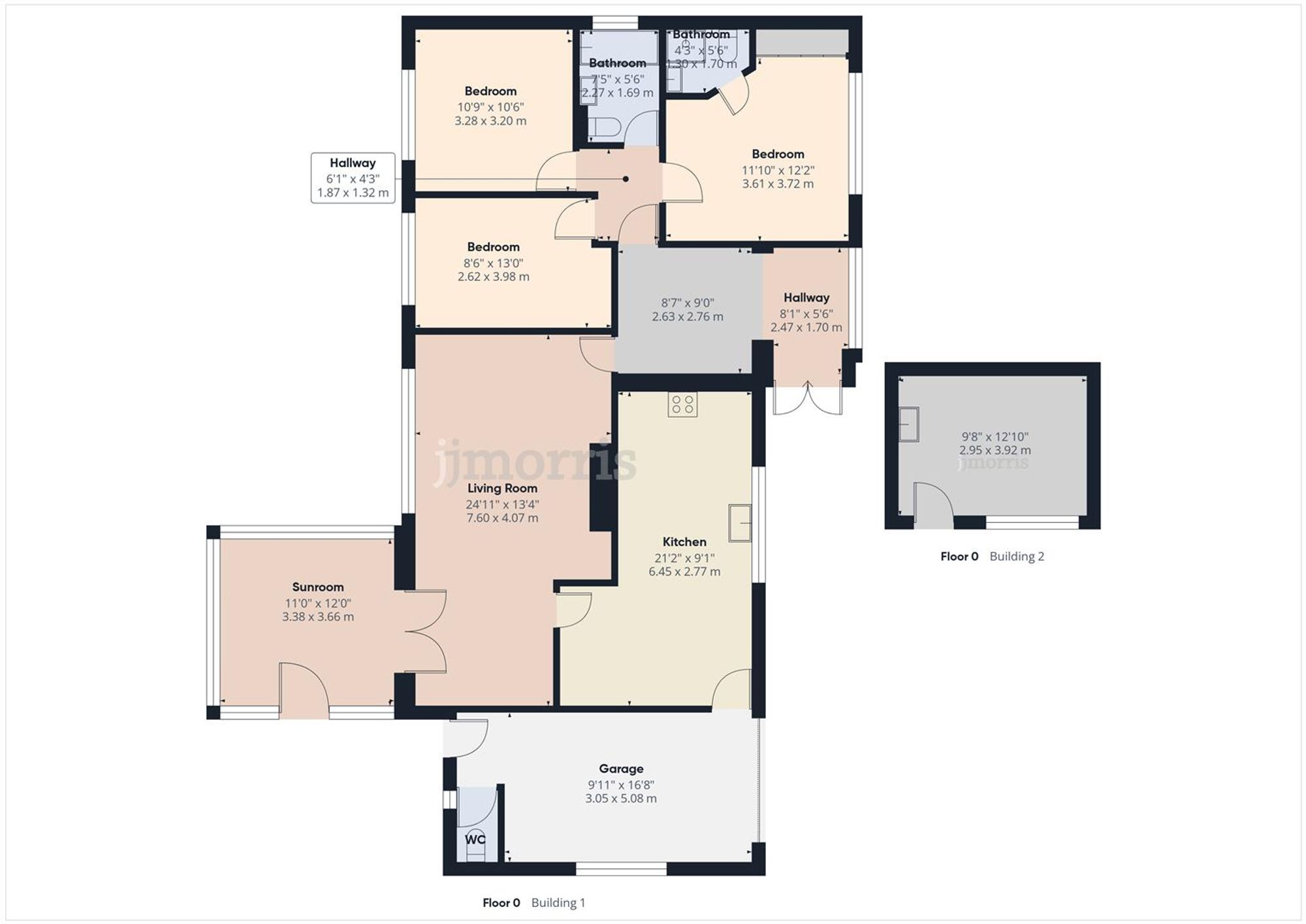 Glasfryn, Cardigan floorplan