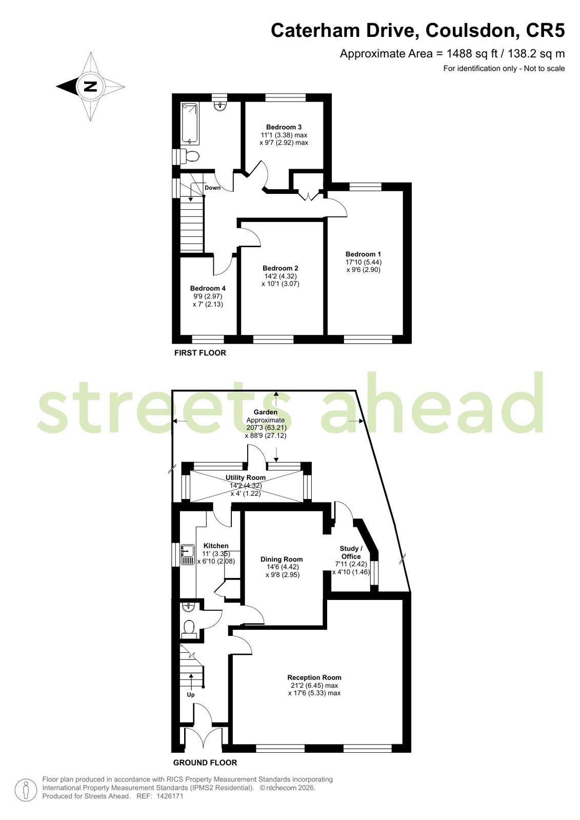 57, Caterham Drive, Coulsdon floorplan