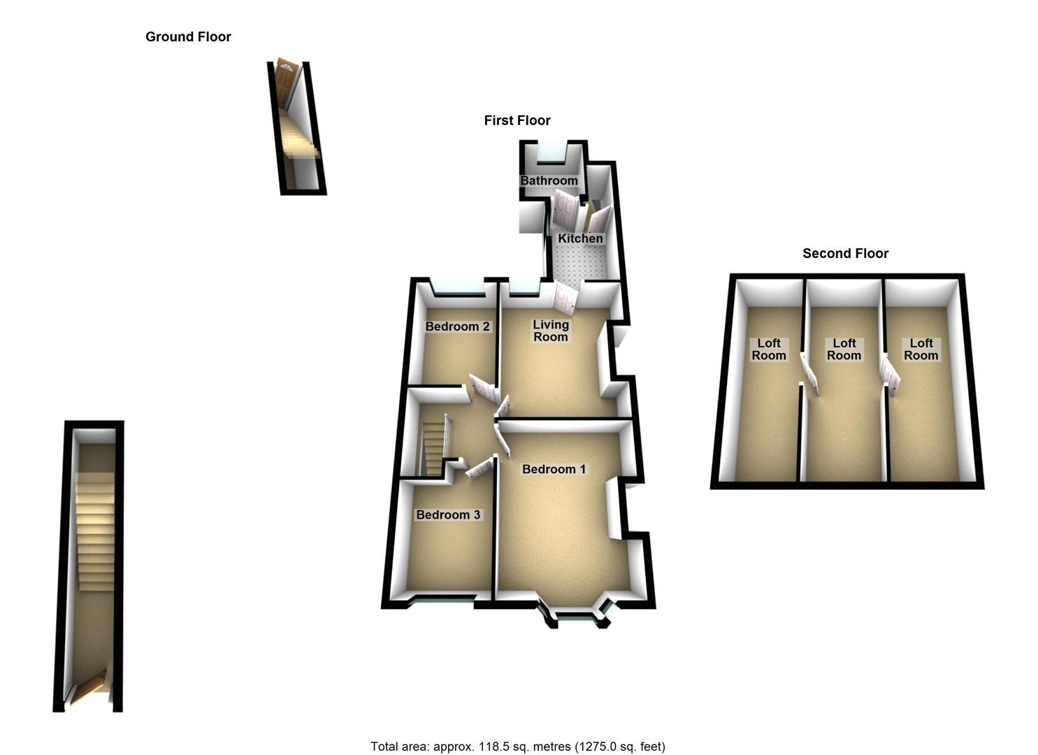 17, George Road, Wallsend floorplan