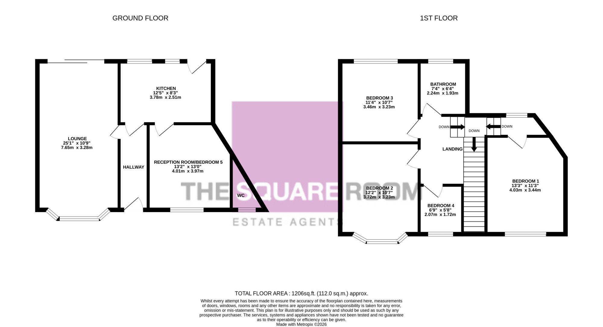 14, Low Moor Road, Bispham floorplan