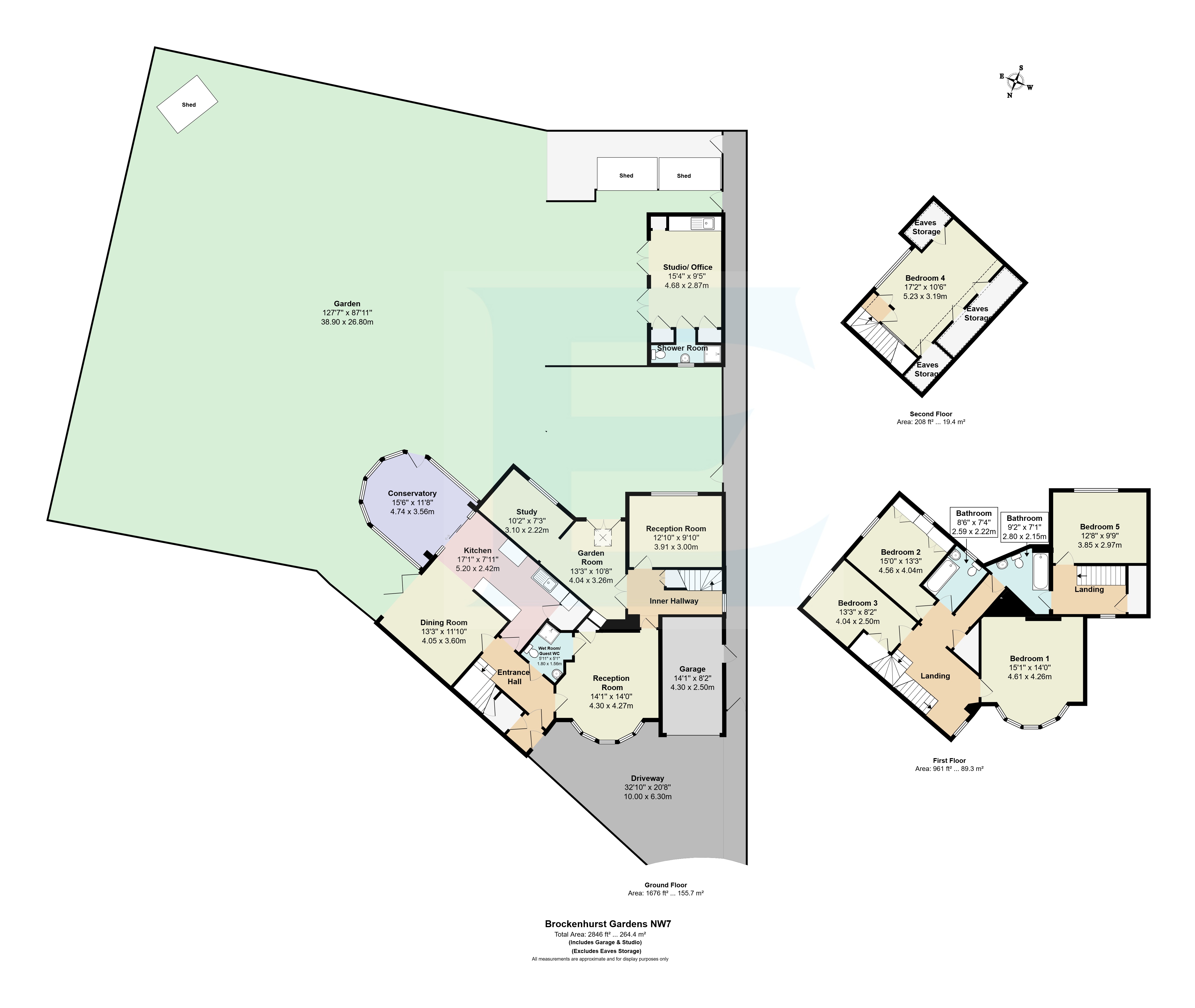 Brockenhurst Gardens, Mill Hill, London, NW7 floorplan