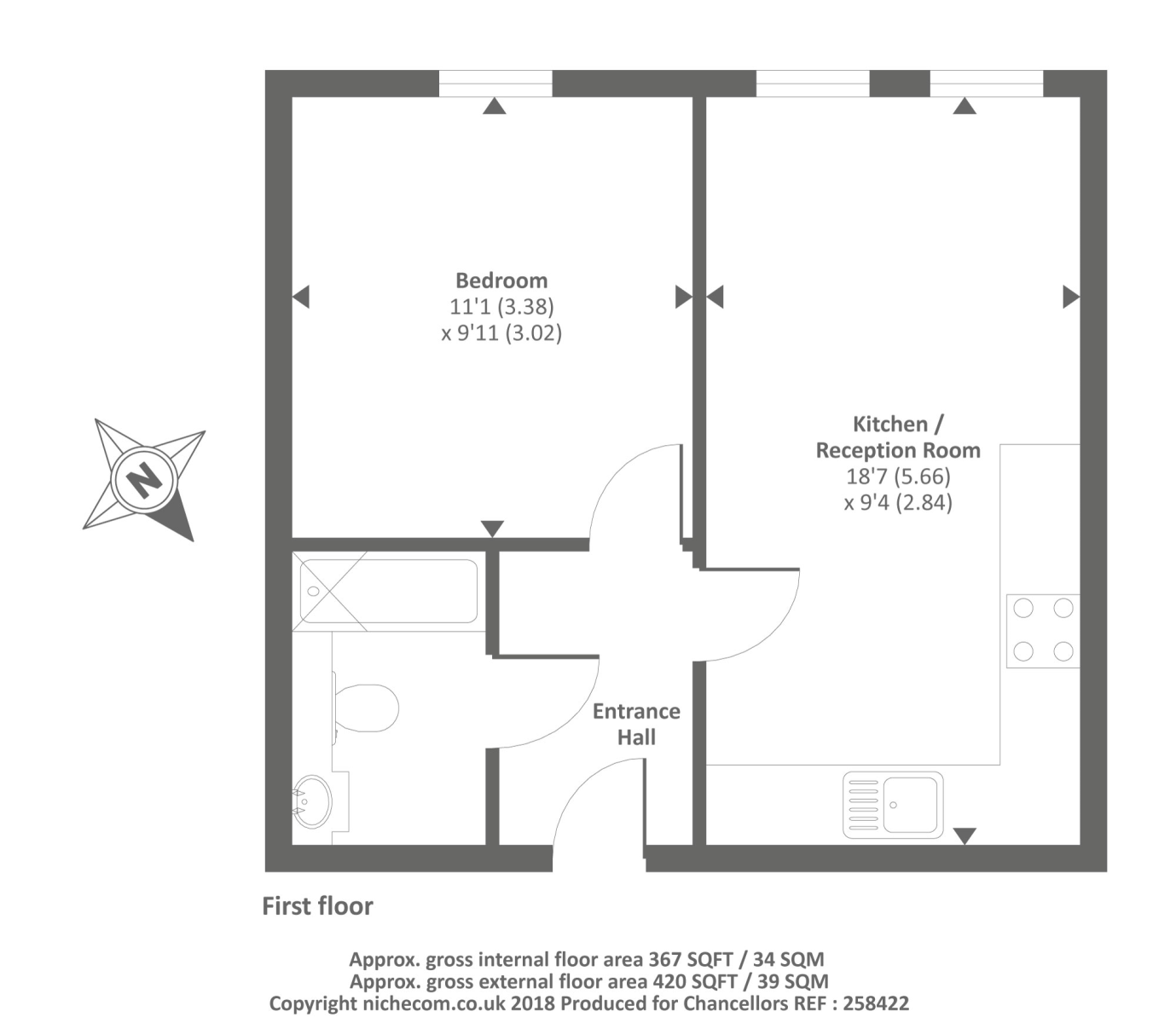 1 Bedrooms Flat to rent in Caversham Road, Reading RG1