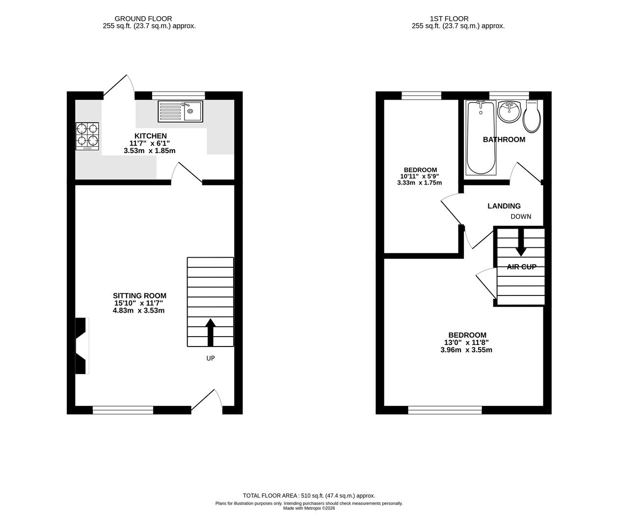 Perryfields, Burgess Hill floorplan
