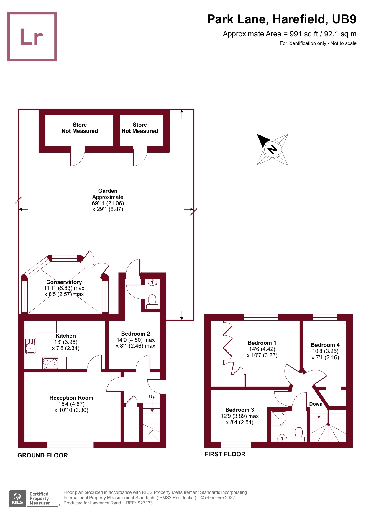 Park Lane, Harefield, Uxbridge UB9, 4 bedroom semidetached house for