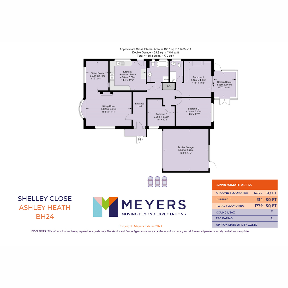 3, Shelley Close, Ringwood floorplan