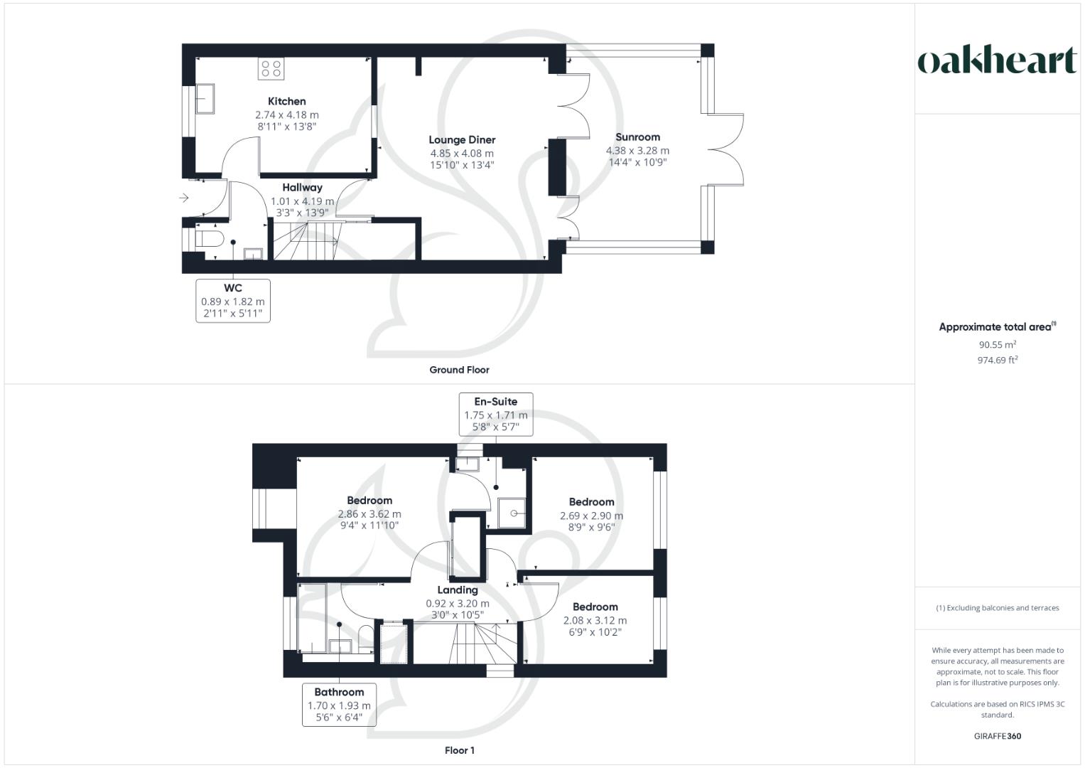22, Scythe Way, Colchester floorplan