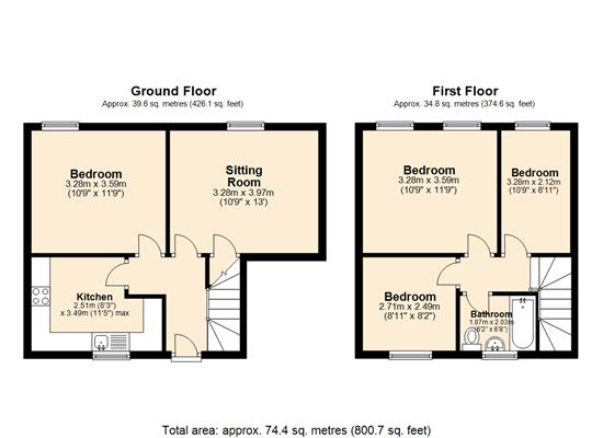 300 Gala Park, Galashiels floorplan