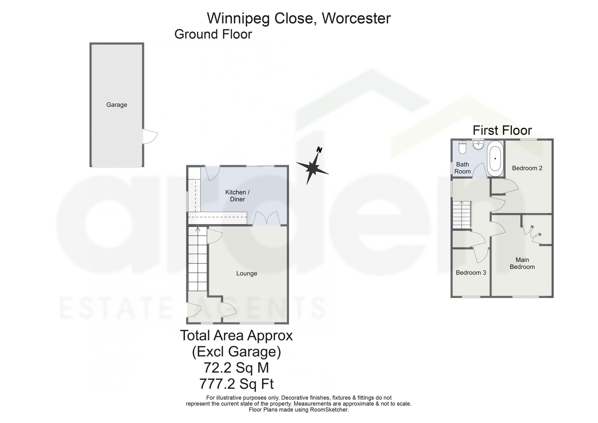 21 Winnipeg Close, Worcester floorplan